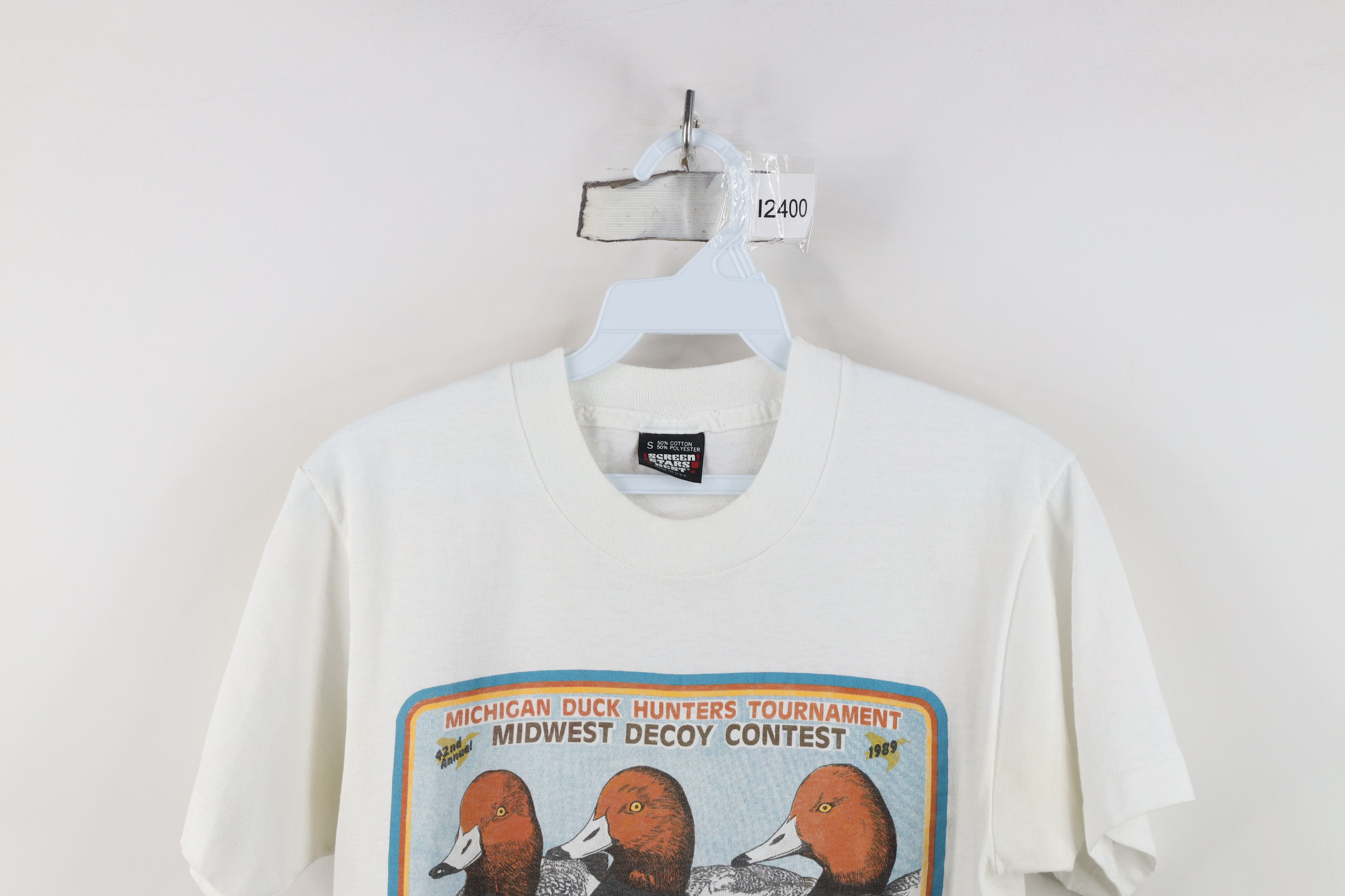 Vintage Vintage 80s 1989 Decoy Contest PTE Mouillee T-Shirt USA Size US S / EU 44-46 / 1 - 2 Thumbnail