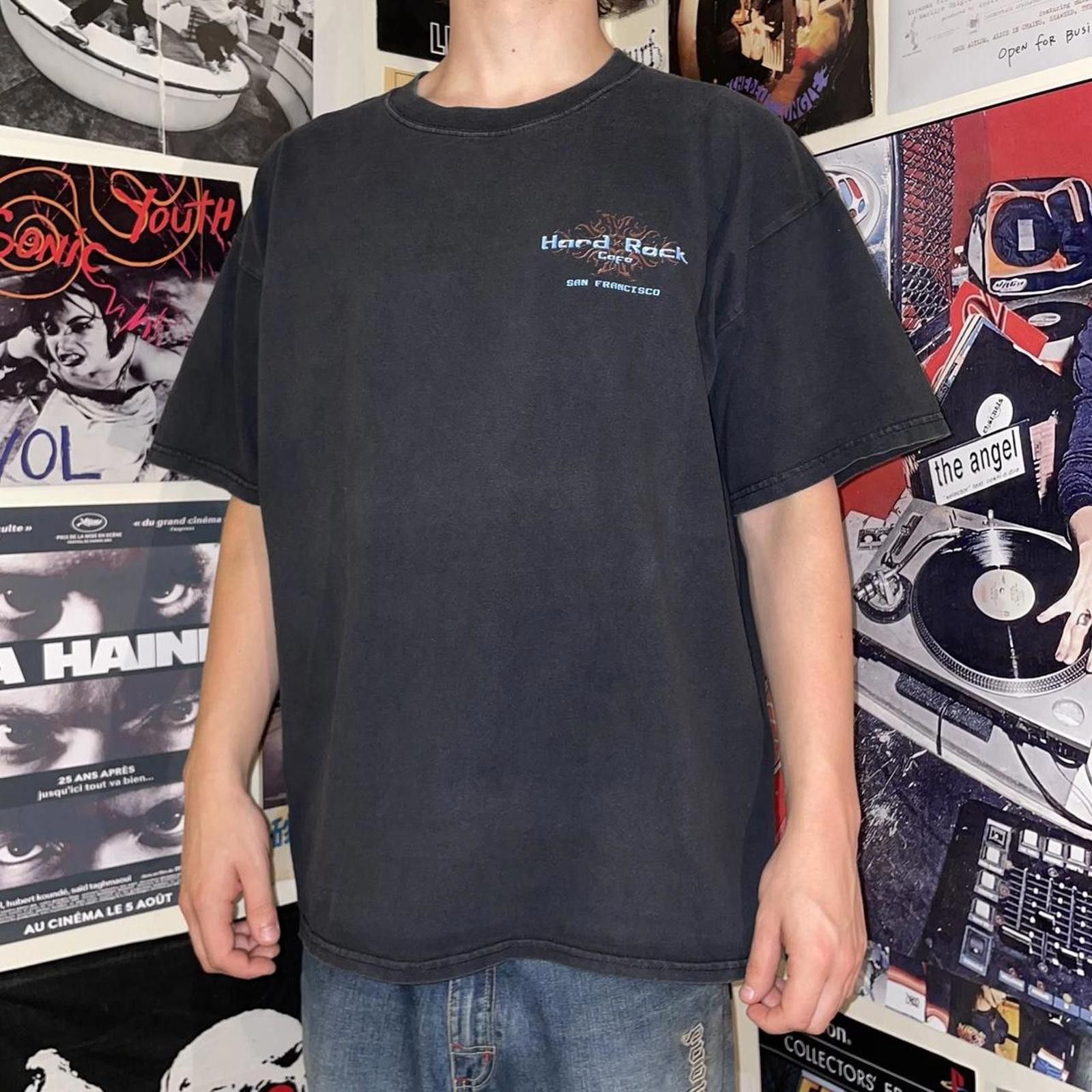 Hard Rock Cafe Hard Rock Cafe 00s Guitar Print T-Shirt XL Size US XL / EU 56 / 4 - 6 Thumbnail