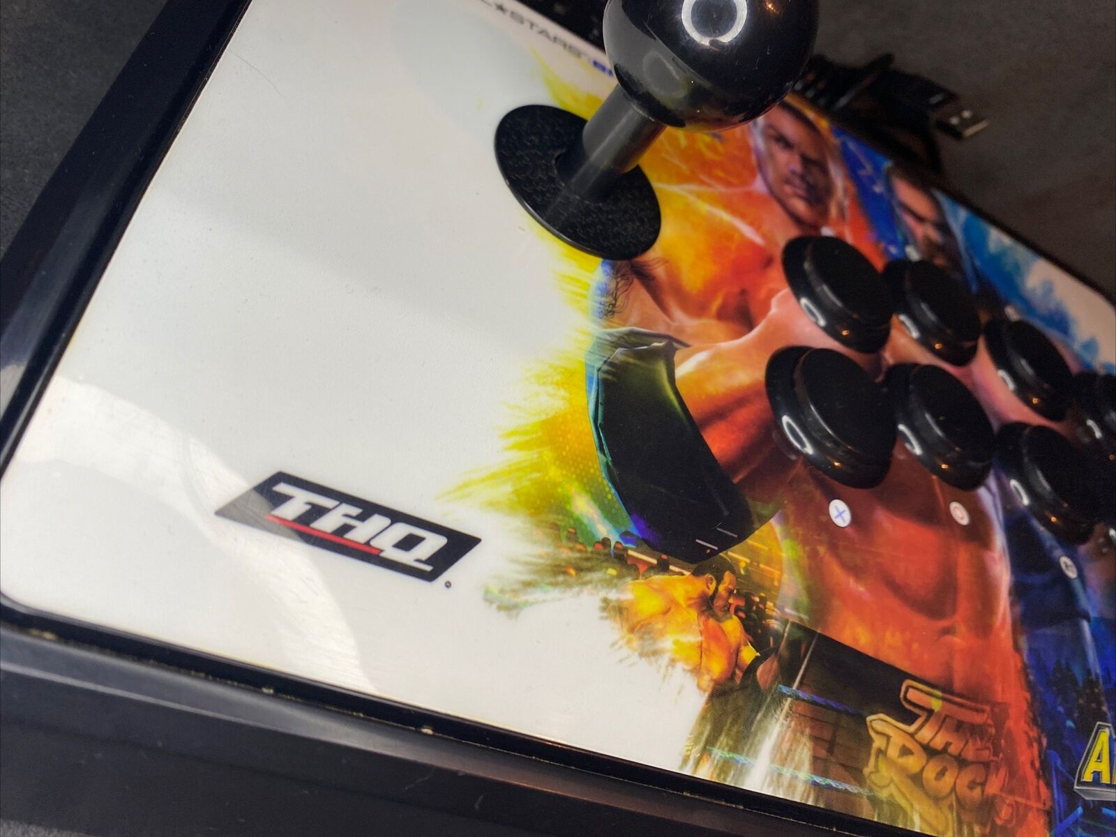 WWE Mad Catz PS3 Arcade Stick WWE ALL STARS USB Connection Size ONE SIZE - 2 Thumbnail