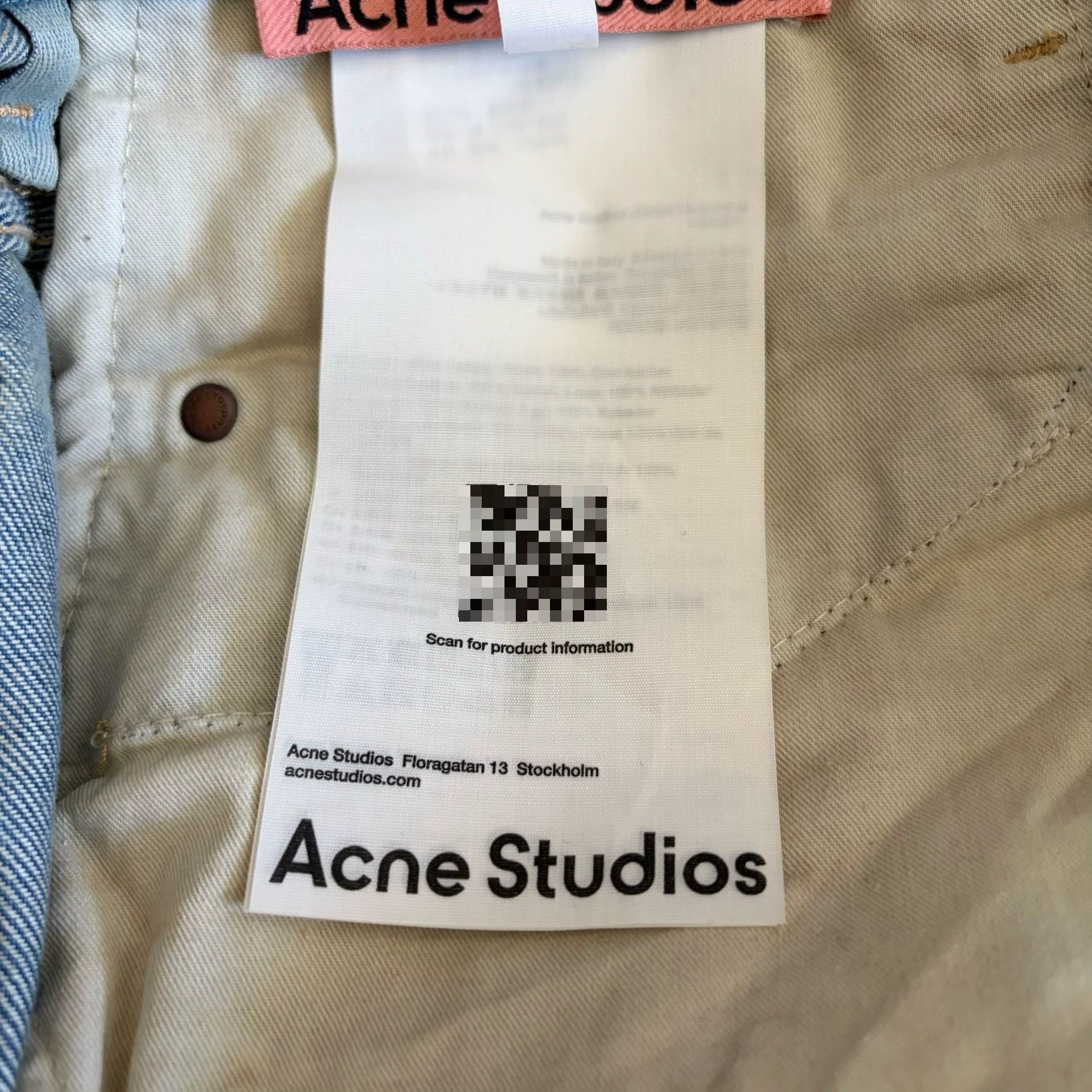Acne Studios Acne Studios FW25 2006F Scimitar Wide Leg Jeans 28 New Size 28" / US 6 / IT 42 - 4 Thumbnail