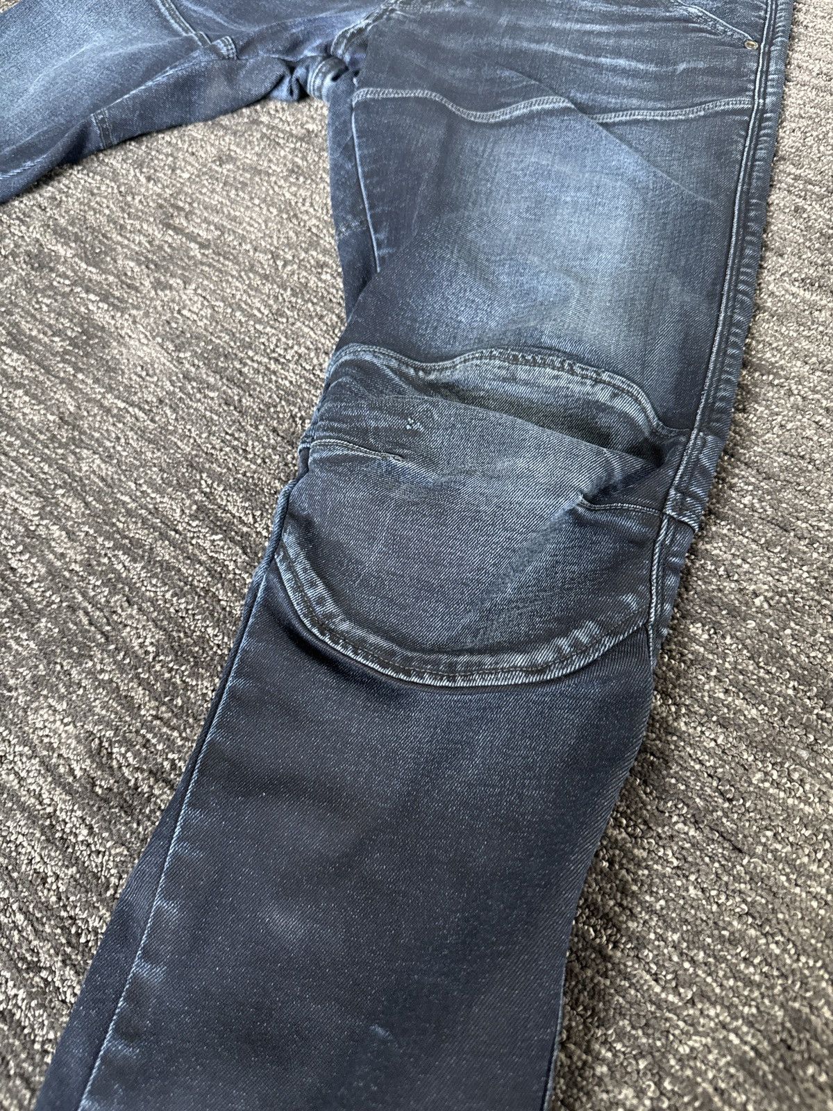 G-Star Sz33 - Mens G Star Denim 3D Zip Knee 5620 Size US 33 - 4 Thumbnail
