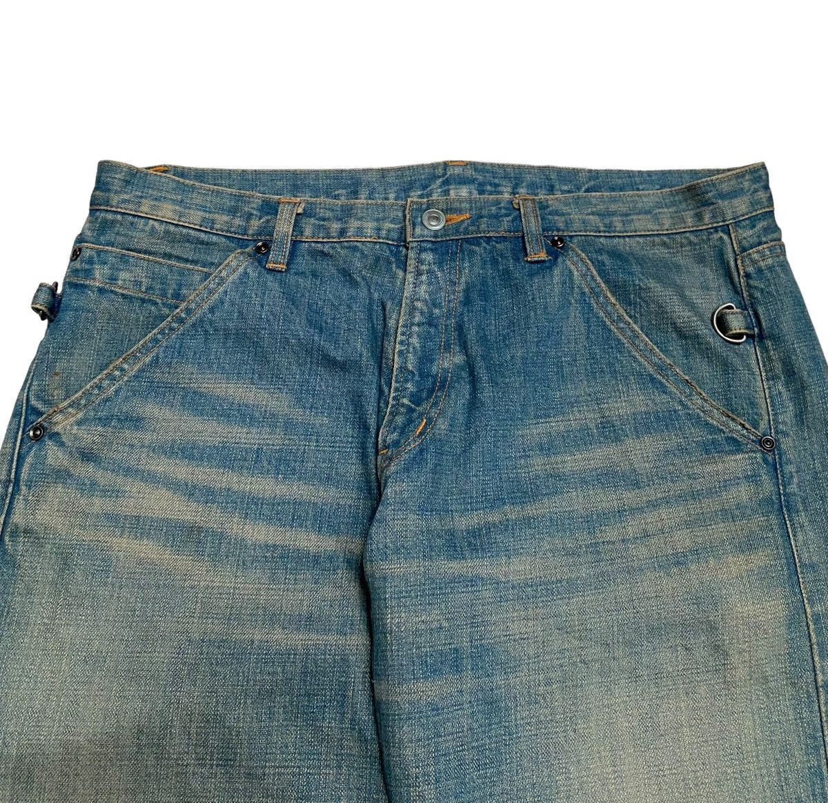 If Six Was Nine × Japanese Brand Rare Design Vintage Japanese Brand FEW Jeans 2000s Size US 35 - 3 Thumbnail