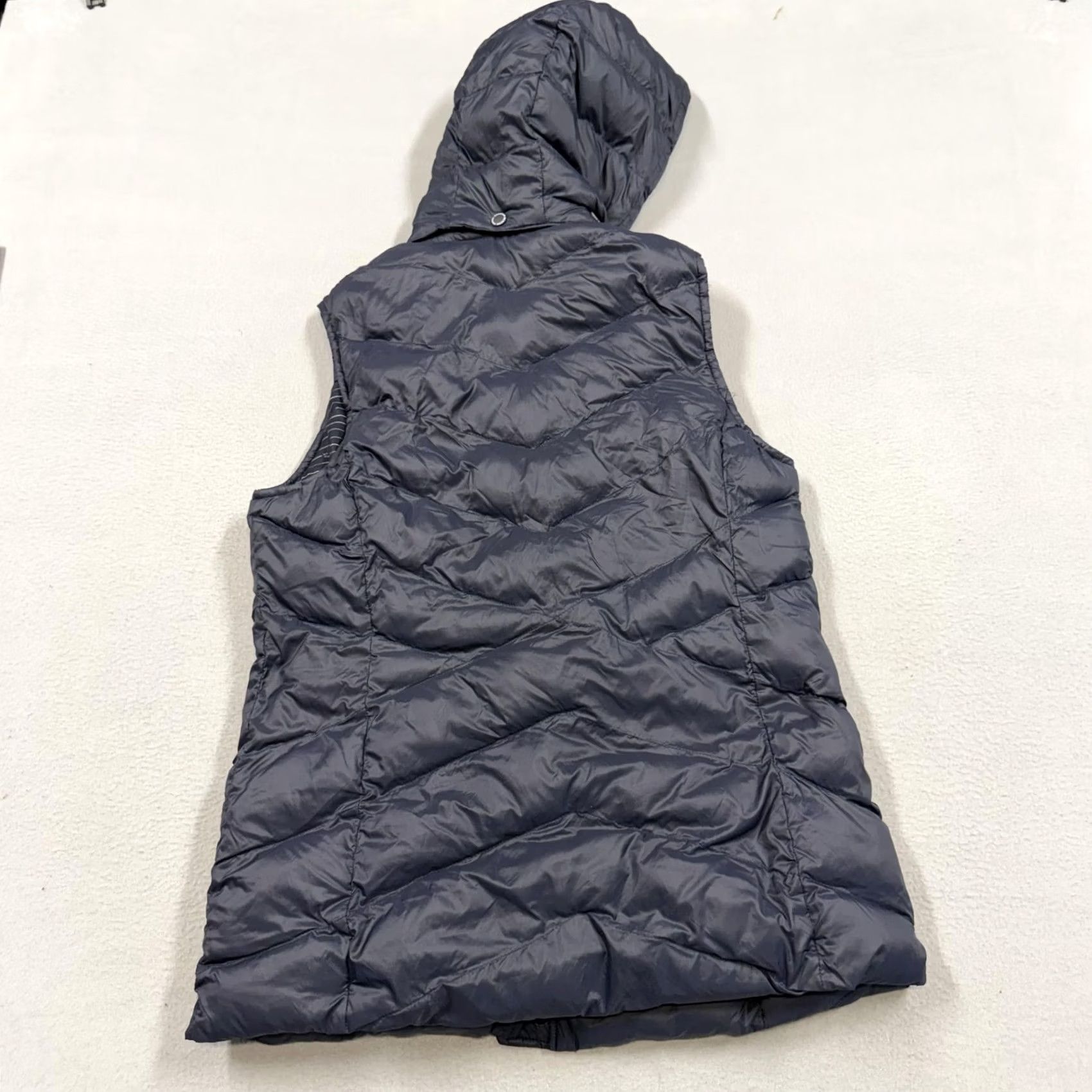 Barbour Barbour Vest Womens 10 Blue Quilted Puffer Hooded Full Zip Insulated Warm Jacket/Coat Size L / US 10 / IT 46 - 5 Thumbnail