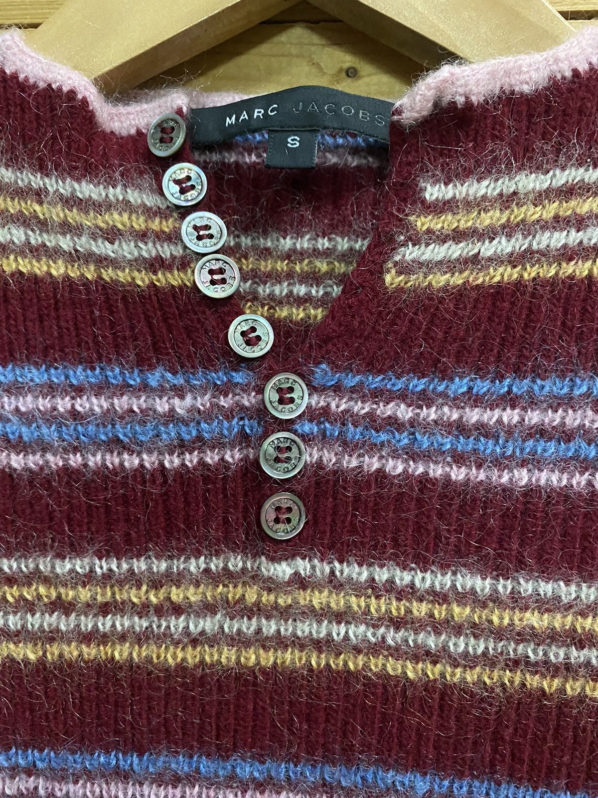 Designer × Marc Jacobs Marc jacobs stripes henley knitwear Size US S / EU 44-46 / 1 - 2 Thumbnail