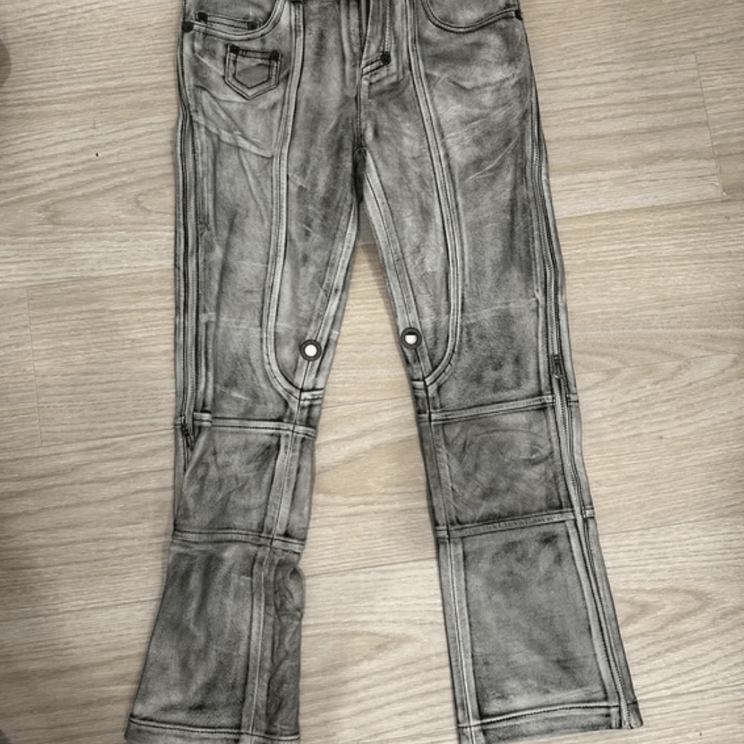 Acne Studios Acne Studios Leather Cropped Pants Size 24" / US 00 / IT 34 - 2 Thumbnail