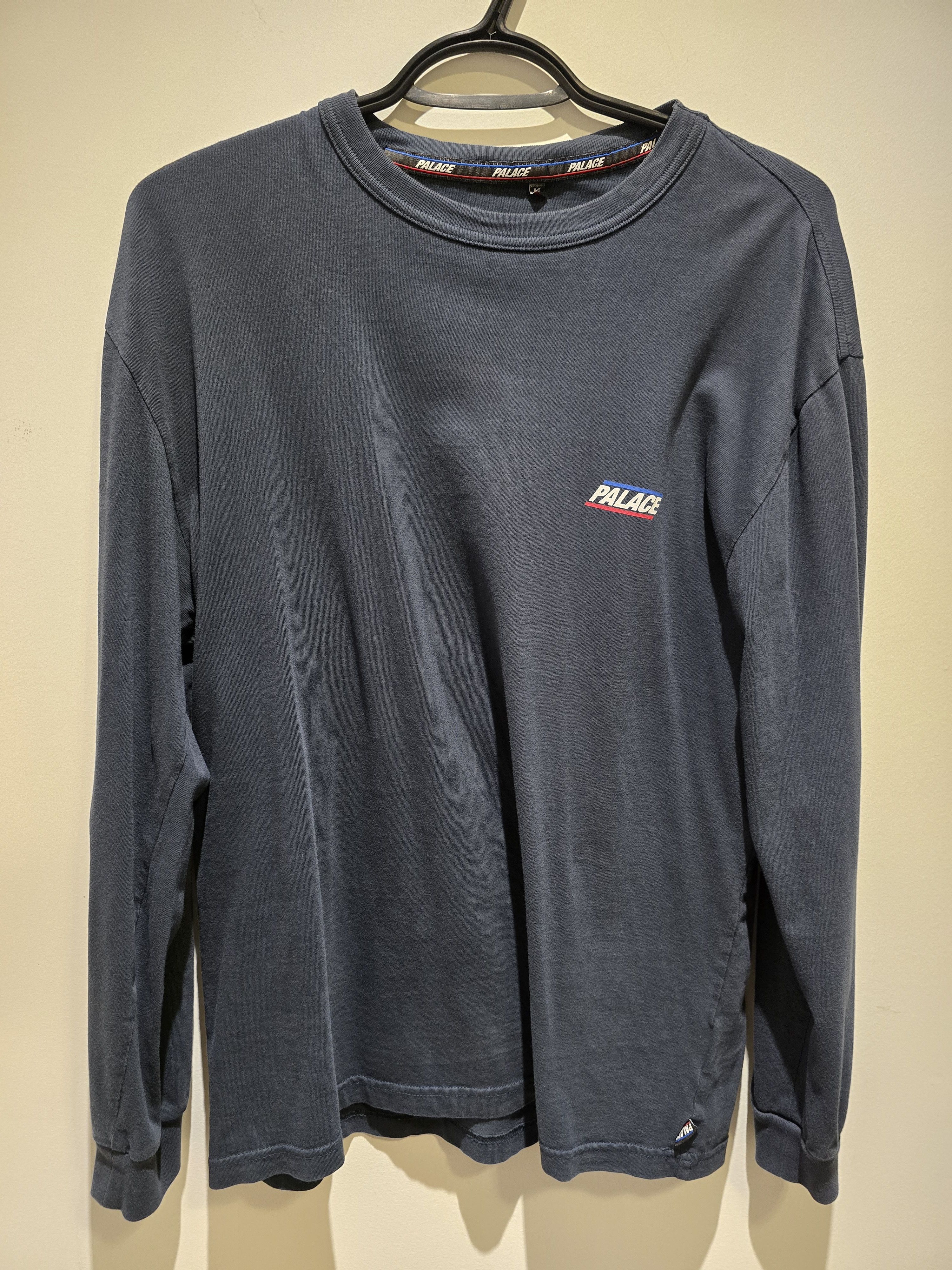 Palace Palace Blue Basically A Long Sleeve Size US M / EU 48-50 / 2 - 1 Thumbnail