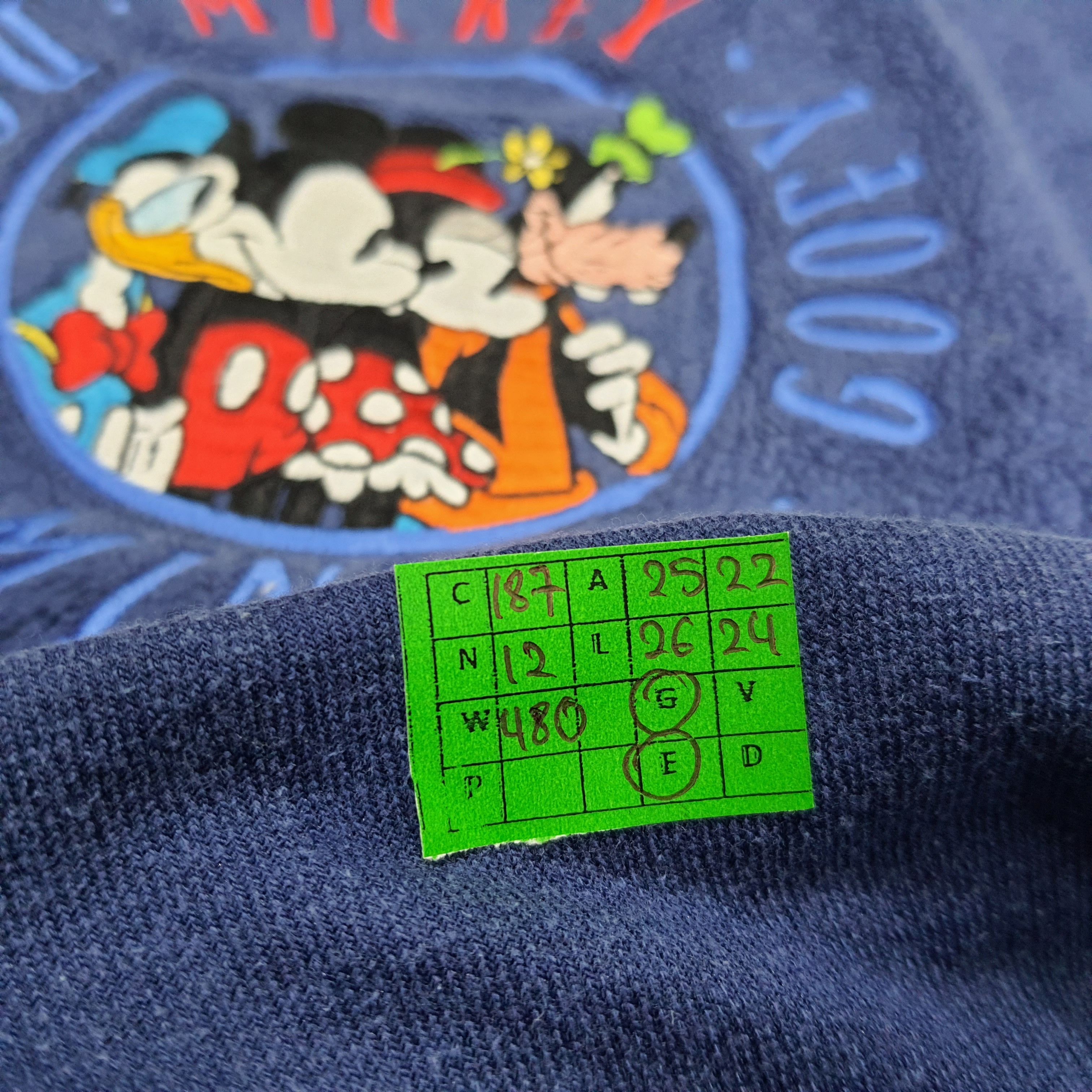 Disney × Vintage Vintage Disney Mickey Mouse Club House Fleece Sweatshirt Size US XL / EU 56 / 4 - 8 Thumbnail