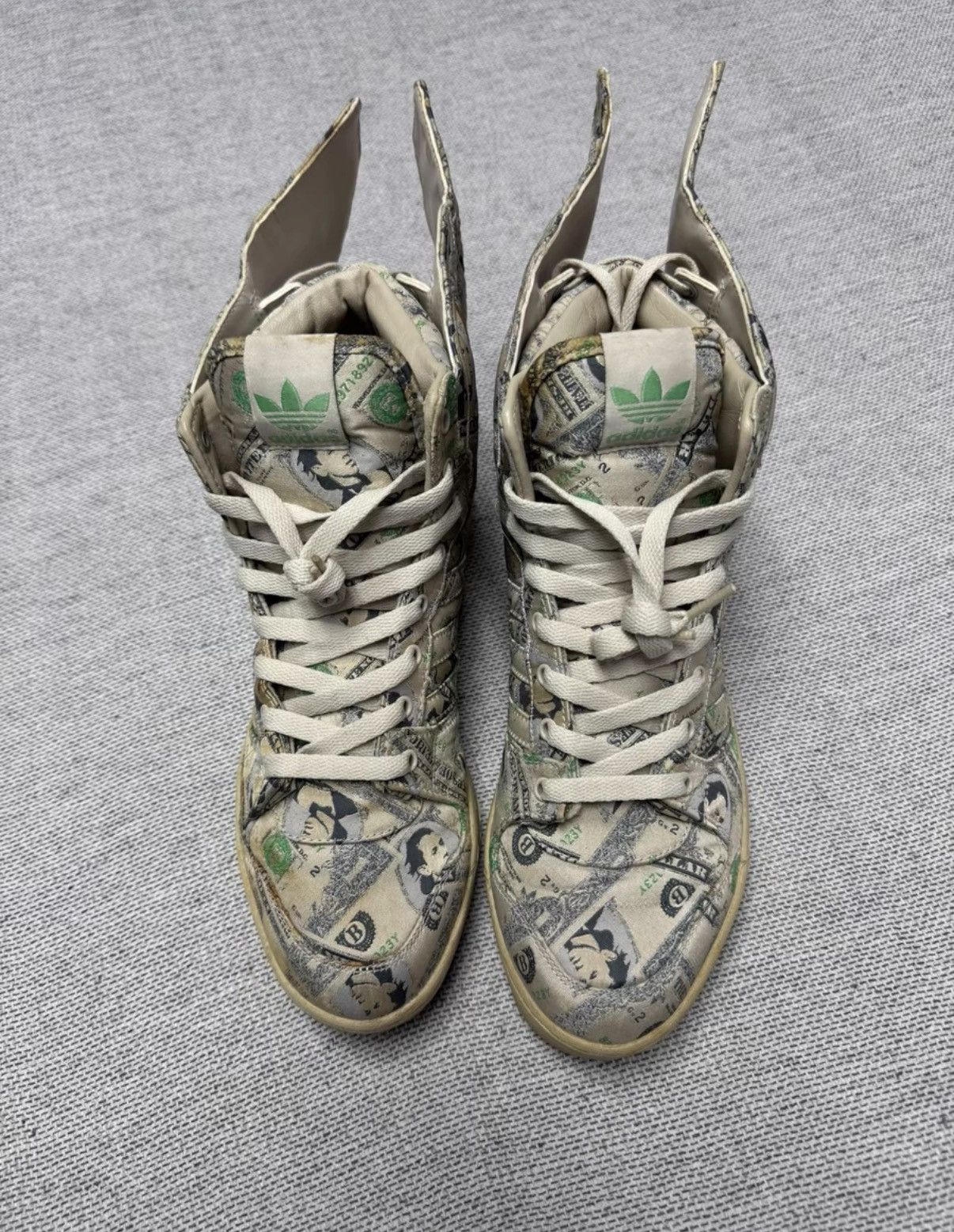 Adidas Adidas Jeremy Scott JS Wings 2.0 Dollar Print K37 Size US 8.5 / EU 41-42 - 5 Thumbnail