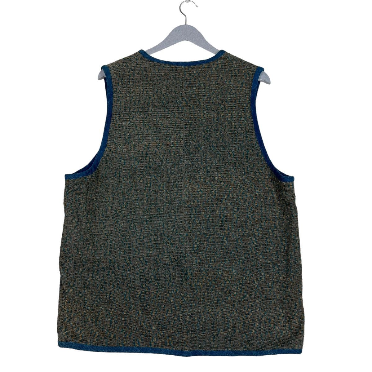 Indigo 🔥 VINTAGE 70s INDIGO BROWN BEACH VEST TANK TOP Size US M / EU 48-50 / 2 - 8 Thumbnail