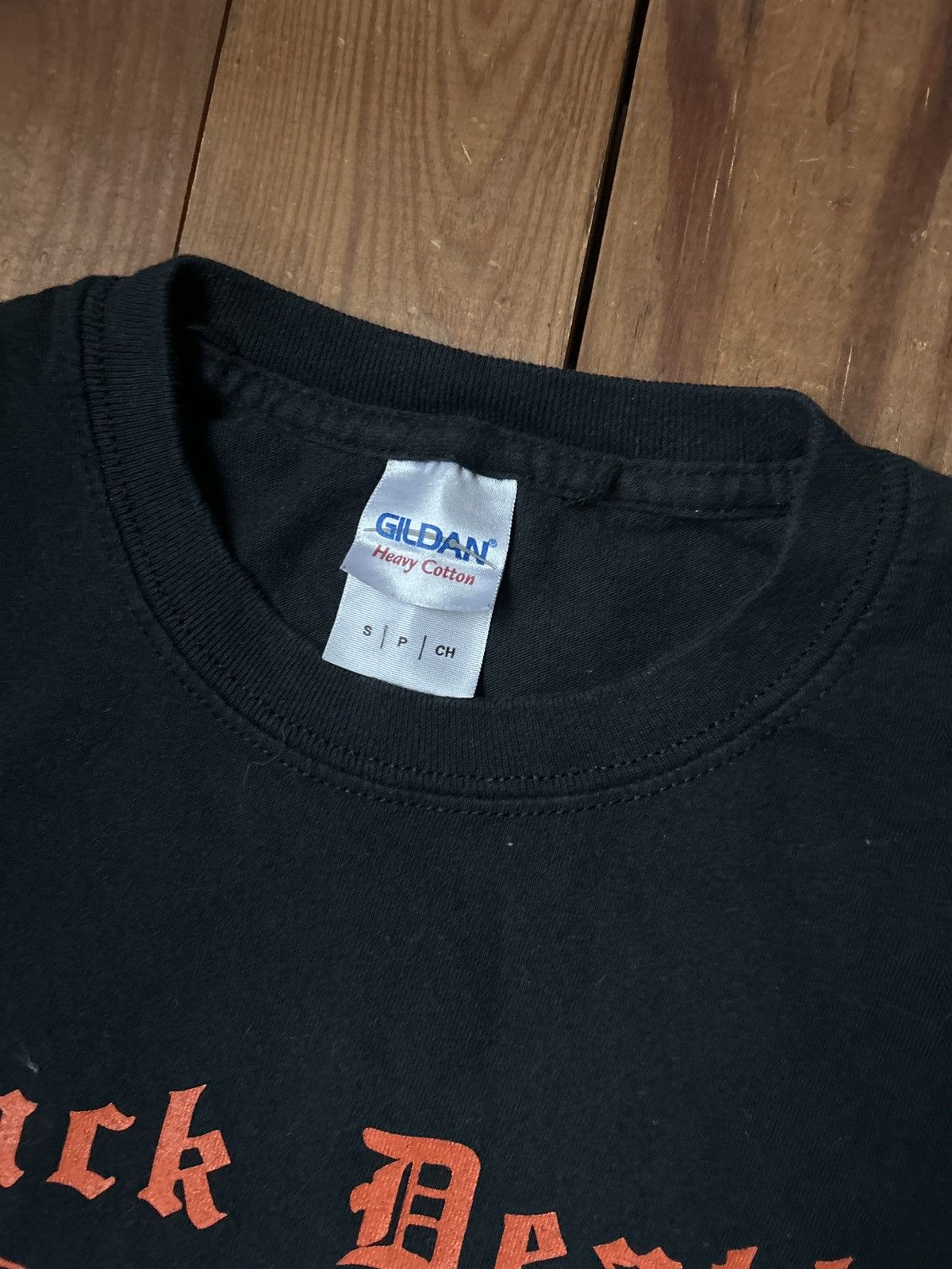 Vintage Vintage 90s Y2K Black Death European Tour Plague Tee Shirt Size US S / EU 44-46 / 1 - 2 Thumbnail