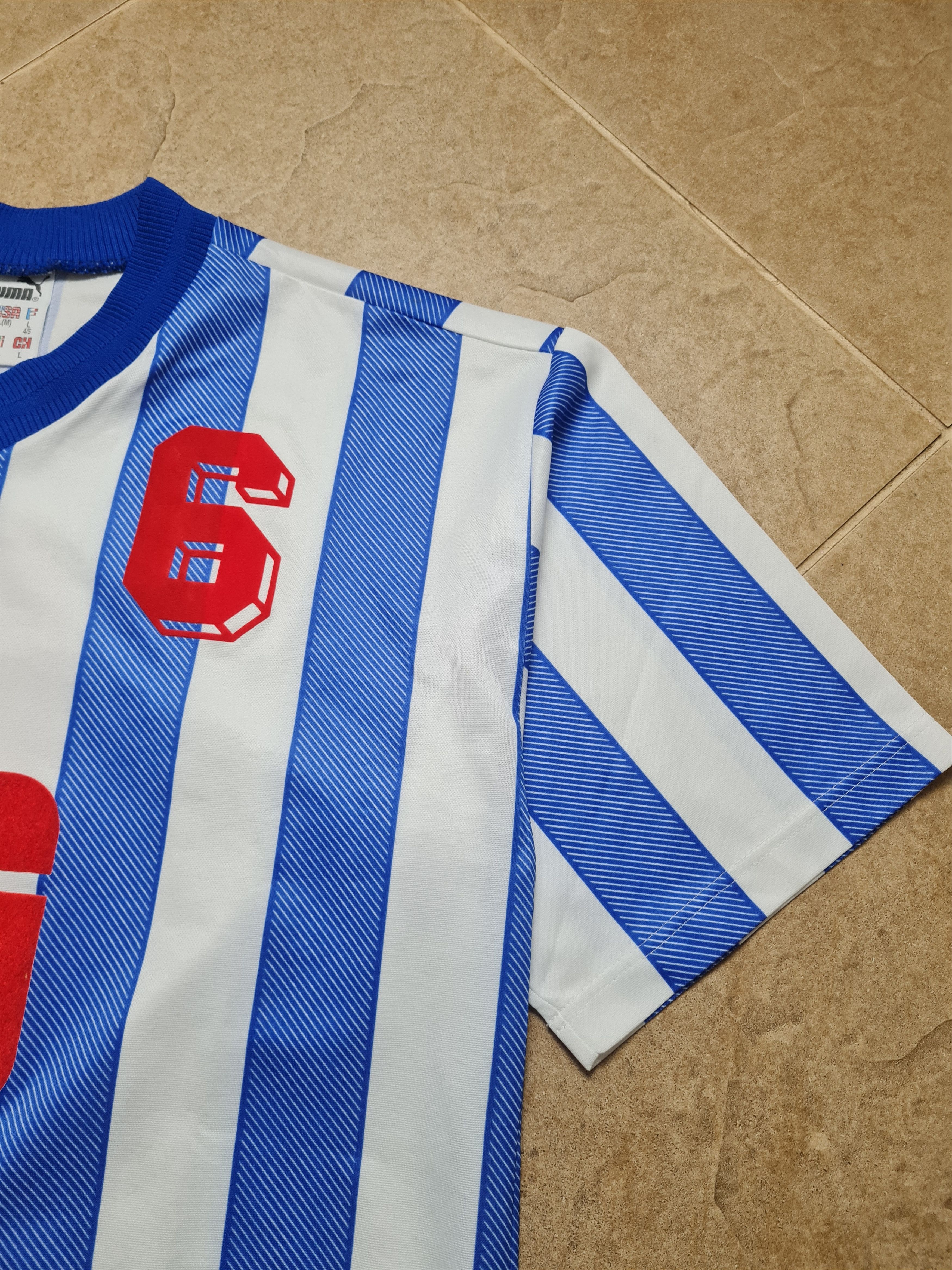 Puma Vintage Football Jersey Puma1980-1990x Soocer T-Shirts Size US L / EU 52-54 / 3 - 13 Thumbnail