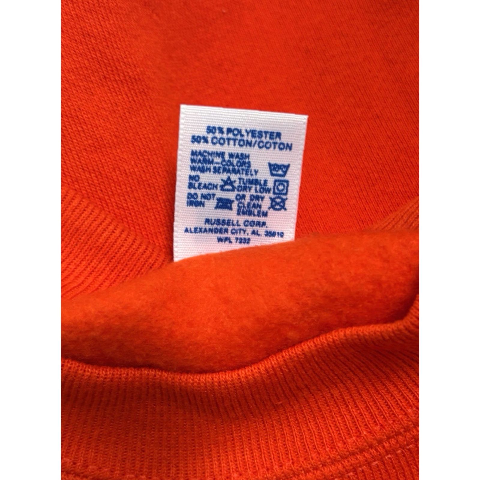 Russell Athletic VINTAGE Russell Athletic Sweatshirt Mens 2XL Orange USA Made Crewneck Sweatshirt Size US XXL / EU 58 / 5 - 6 Thumbnail