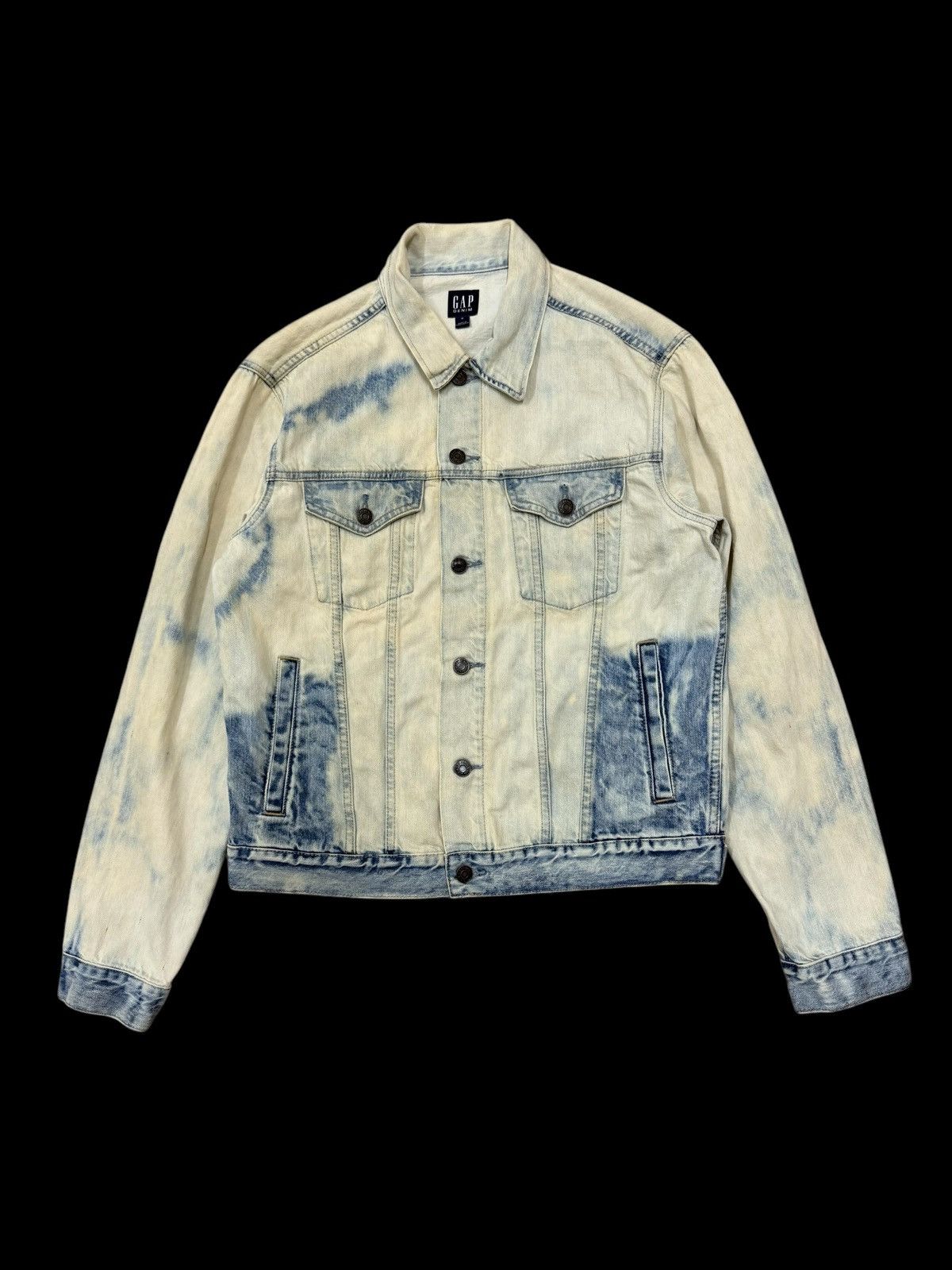 Gap Gap Denim Acid Wash Denim Jacket Size US M / EU 48-50 / 2 - 1 Thumbnail