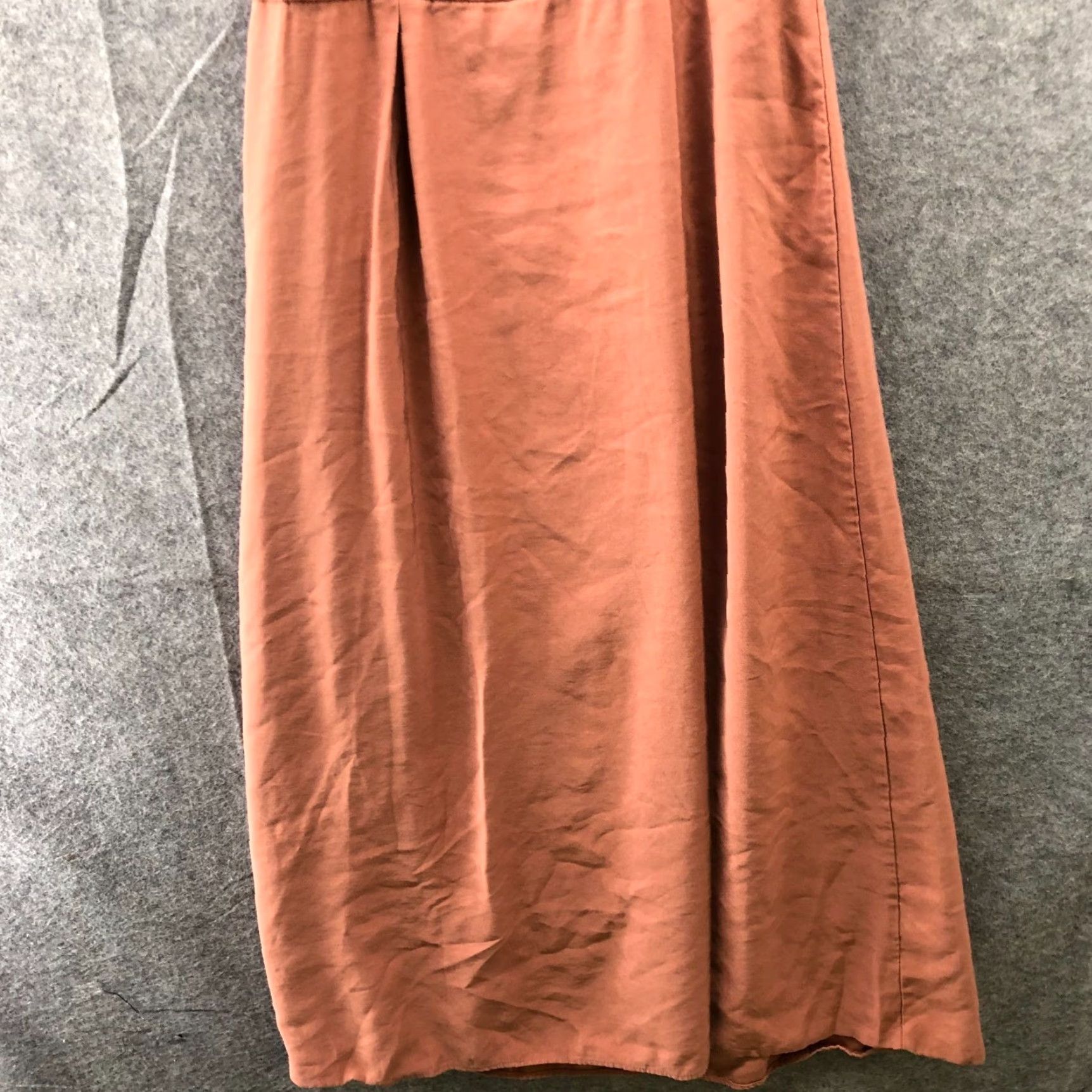 Topshop Topshop Apron Midi Dress Size 6 A-Line Halter Square Neck Clay Peach Minimalist Dress Size M / US 6-8 / IT 42-44 - 4 Thumbnail