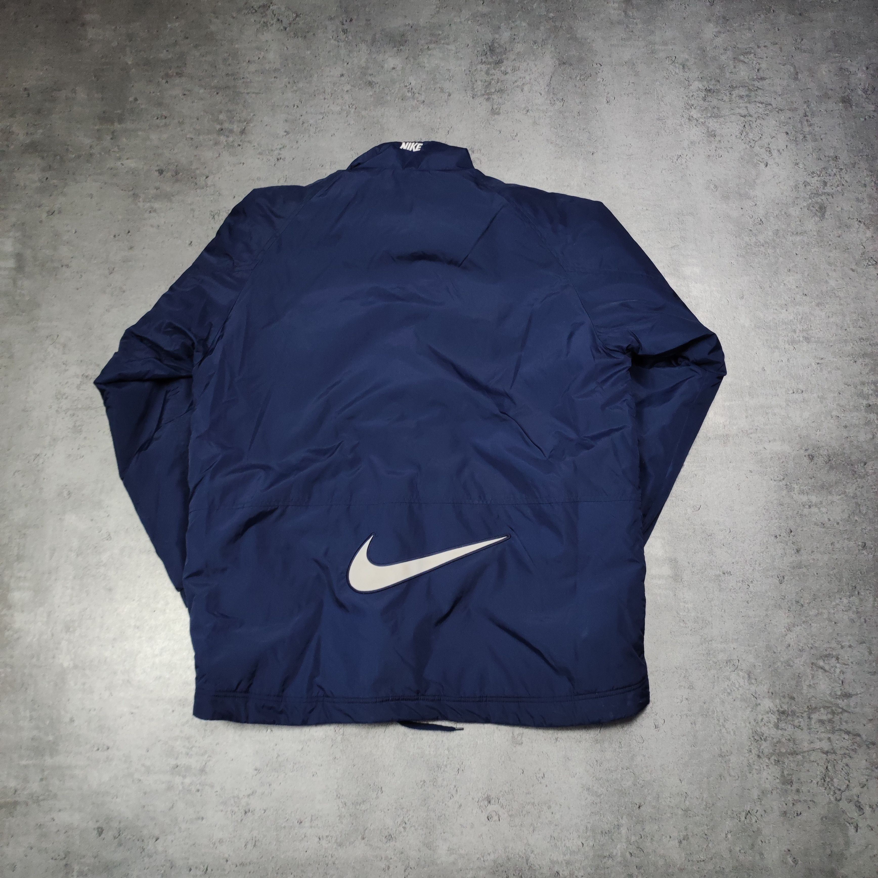 Nike × Vintage Vintage RARE 90s Glasgow Rangers Nike Reversible Jacket Size US L / EU 52-54 / 3 - 8 Thumbnail