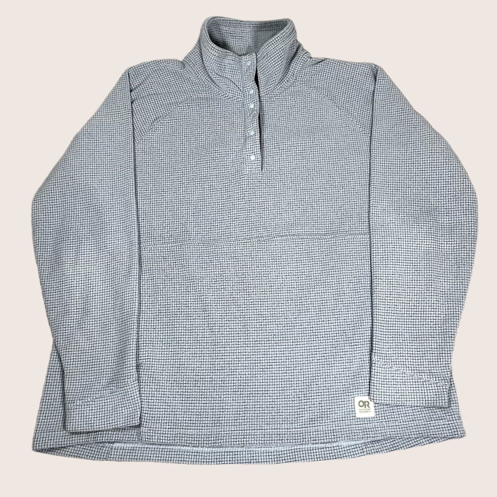 Outdoor Research Outdoor Research Pullover Mens 2XL Snap Button Grid Fleece Waffle Long Sleeve Blue Outdoors 2XL Mens Pullover Fleece Size US XXL / EU 58 / 5 - 1 Thumbnail