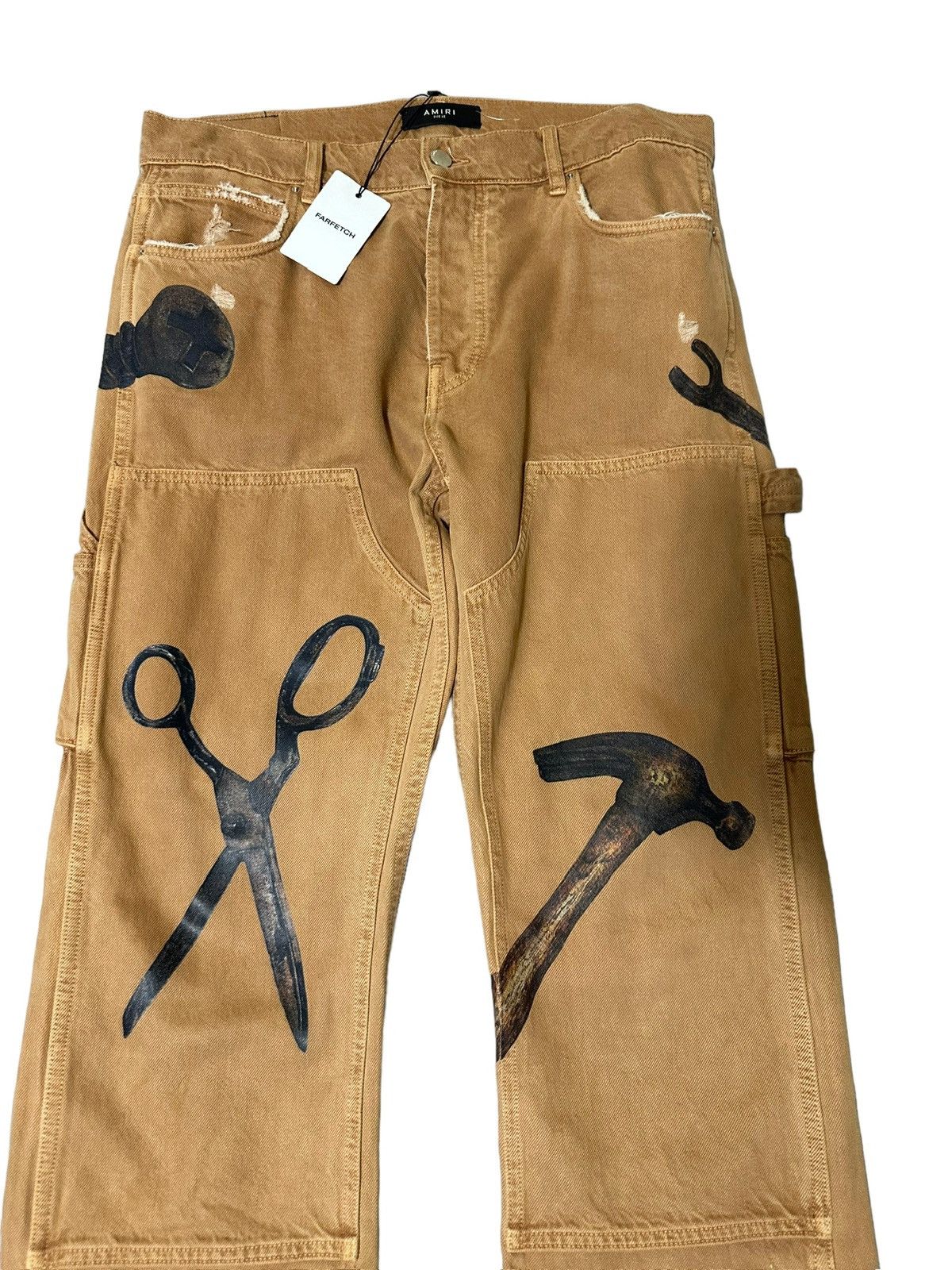 Amiri AMIRI RHEE STUDIO CARPENTER PANTS Size US 32 / EU 48 - 3 Thumbnail