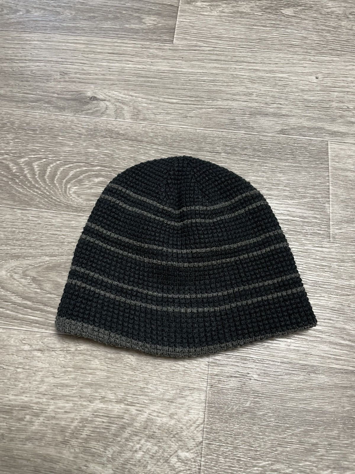 New York Yankees Vintage 00s NY Yankees Double Sided Waffle Beanie Hat Y2K OG Size ONE SIZE - 7 Thumbnail