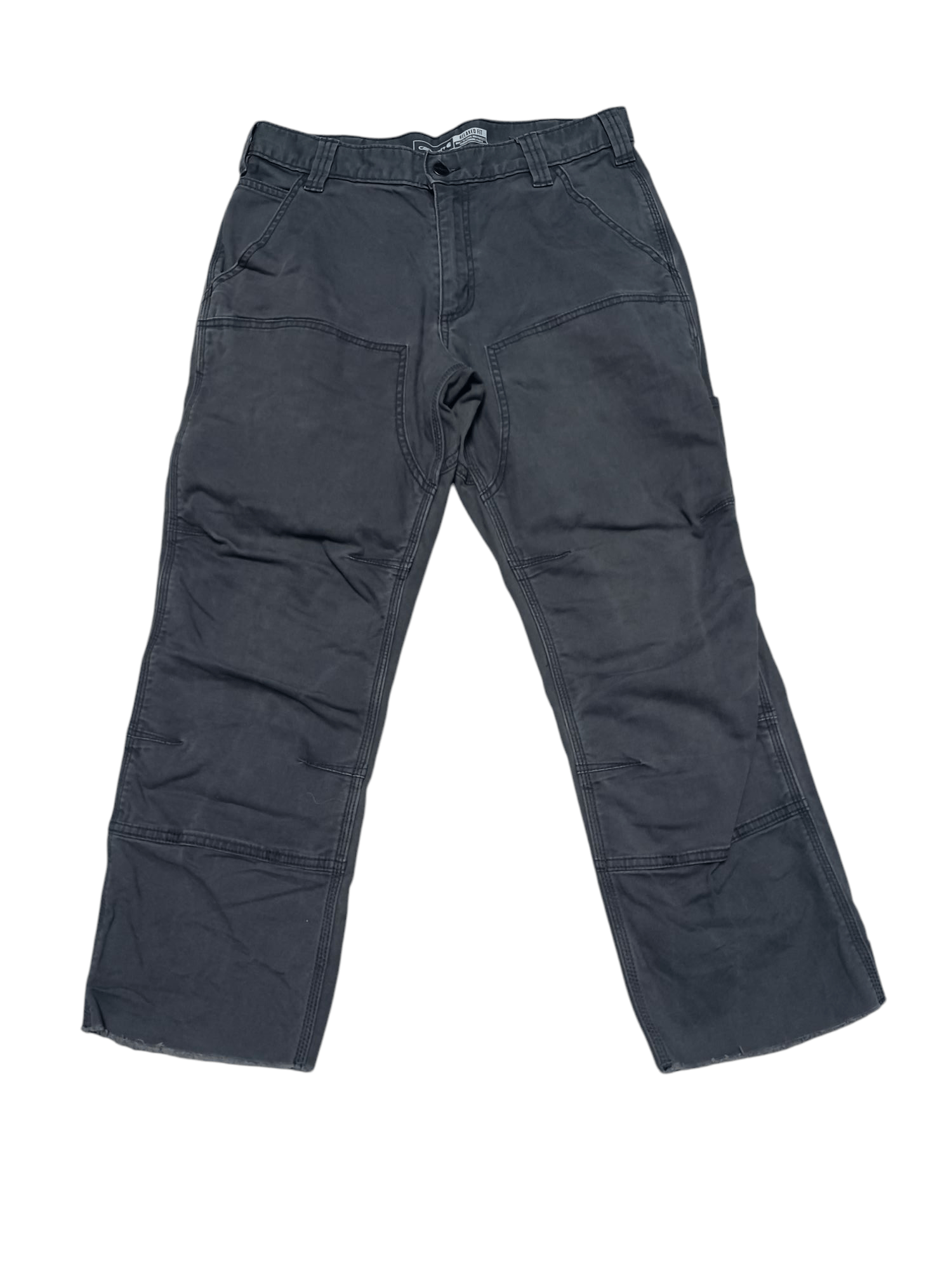 Carhartt CARHARTT CARGO VINTAGE SHORTED GREY PANTS SK8 WORKWEAR Size US 32 / EU 48 - 2 Thumbnail