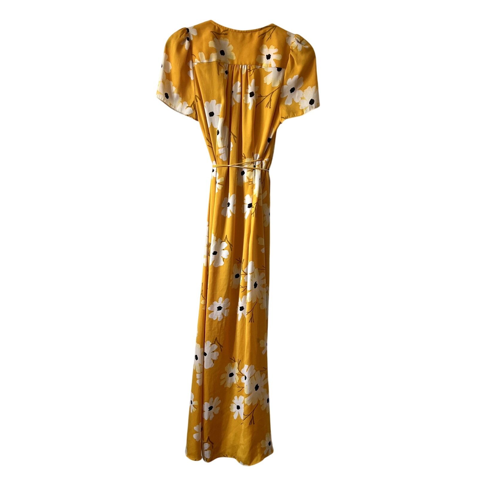 Madewell Madewell Puff-Sleeve Wrap Midi Dress Floral size XS J3 Size XS / US 0-2 / IT 36-38 - 6 Thumbnail