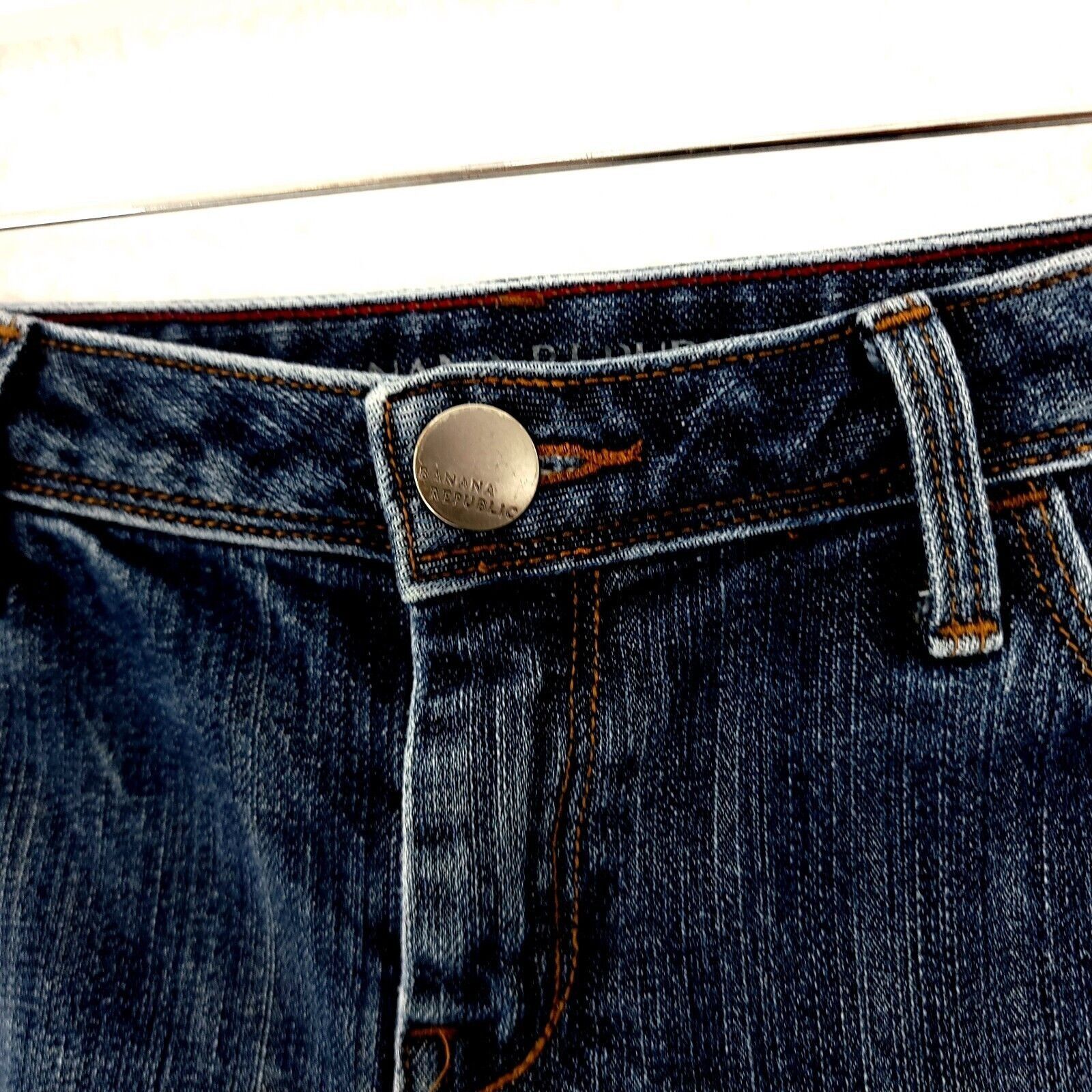 Banana Republic Banana Republic Blue Denim Jean Shorts Low Rise Size 27 31" Size 31" - 2 Thumbnail