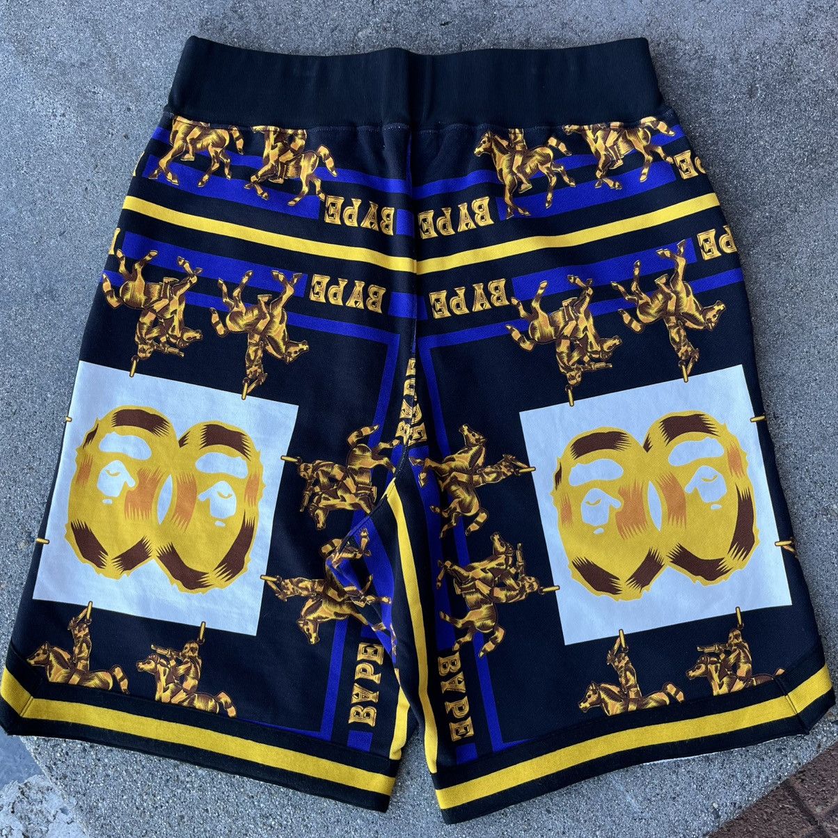 Bape BNWT SS21 BAPE Double Ape Head Sweat Shorts Sz S Size US 29 - 3 Thumbnail