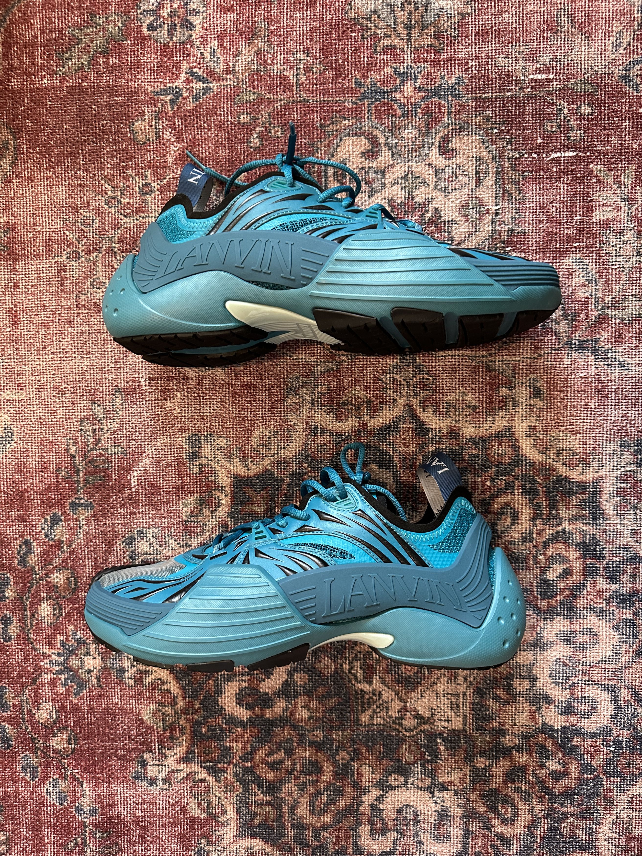 Lanvin LANVIN Flash X-Lace Blue Sneaker Size US 11 / EU 44 - 4 Thumbnail