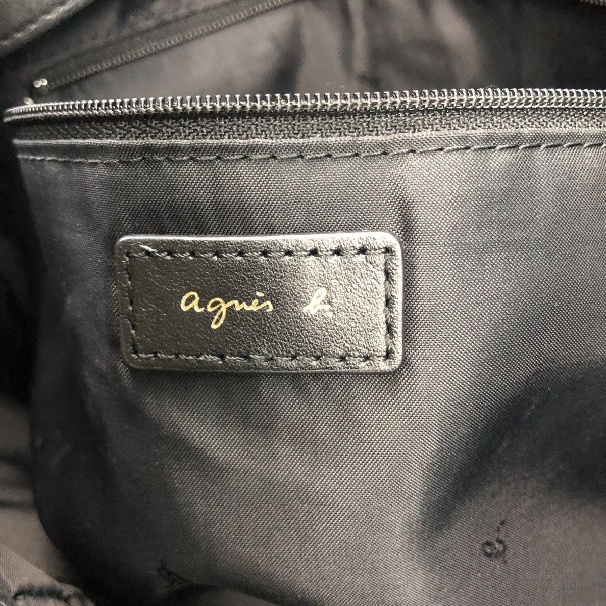 agnes b. AGNES B. FULL LEATHER SHOPPING TOTE BAG Size ONE SIZE - 9 Thumbnail