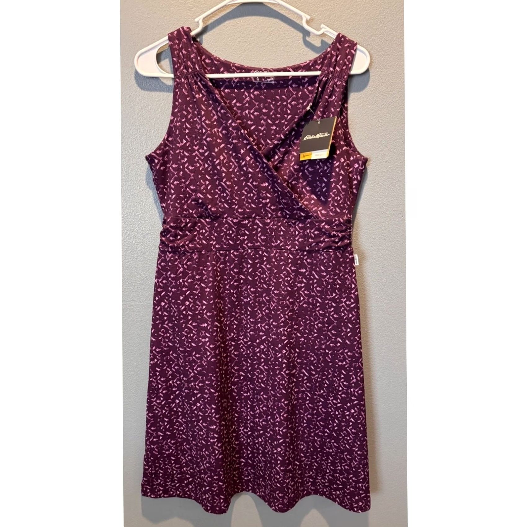 Eddie Bauer Eddie Bauer Purple NWT Travex Crossover Dress Size M - Vintage Size M / US 6-8 / IT 42-44 - 2 Thumbnail