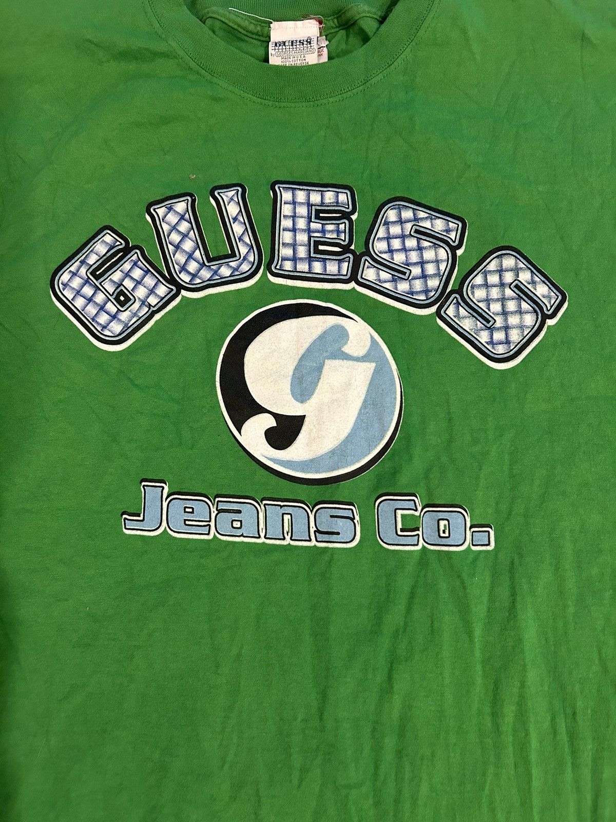 Guess × Vintage Vtg Guess Jeans Co. Shirt Size US XL / EU 56 / 4 - 3 Thumbnail