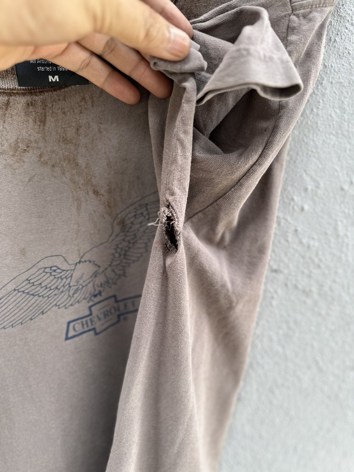 Vintage Thrashed Vintage 90s Chevrolet Eagle Distressed Faded Tee Size US M / EU 48-50 / 2 - 10 Thumbnail