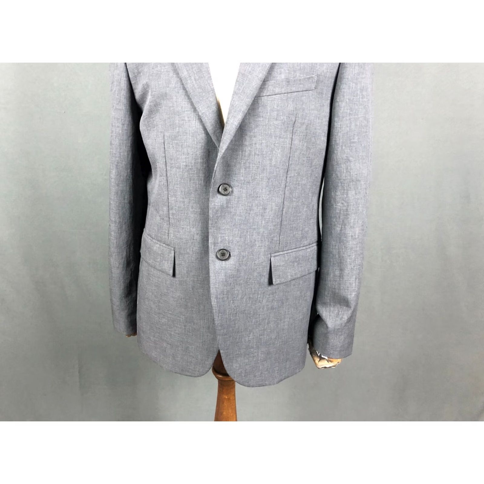 Vintage J.W. Anderson Blazer Polyester Gray Men Size L Size 42R - 6 Thumbnail