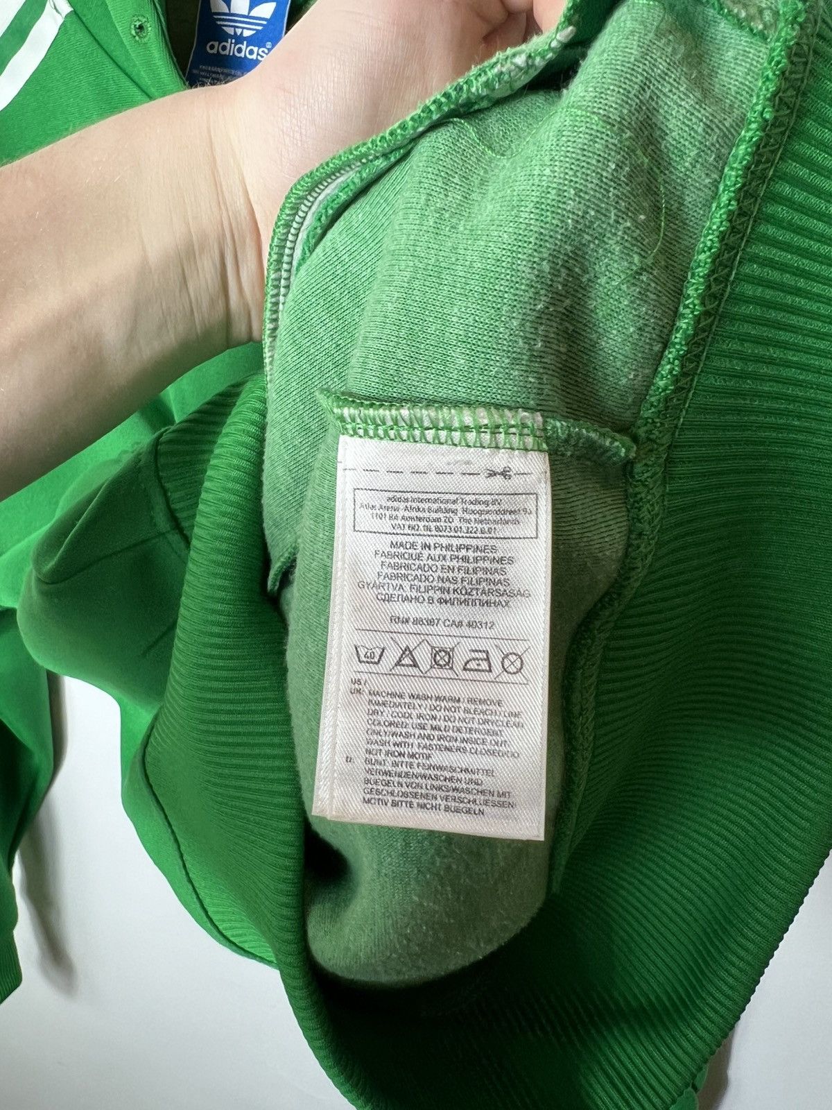 Adidas Vintage streetwear y2k hype Adidas Zip Hoodie Green Size US L / EU 52-54 / 3 - 7 Thumbnail