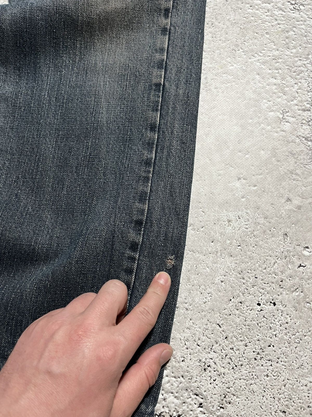 Armani × Vintage Custom Vintage Armani Jeans AJ Logo Denim Jeans Size US 30 / EU 46 - 11 Thumbnail