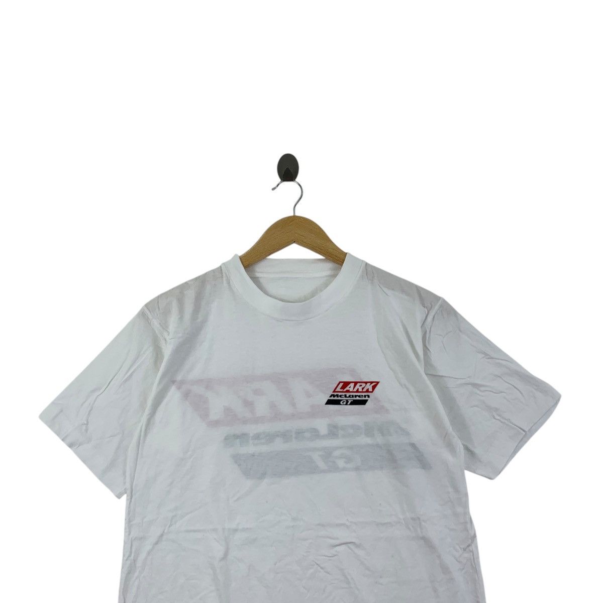 Vintage Vintage 1996 LARK MCLAREN GT Racing Team GTR Tee Shirt Top Size US S / EU 44-46 / 1 - 2 Thumbnail