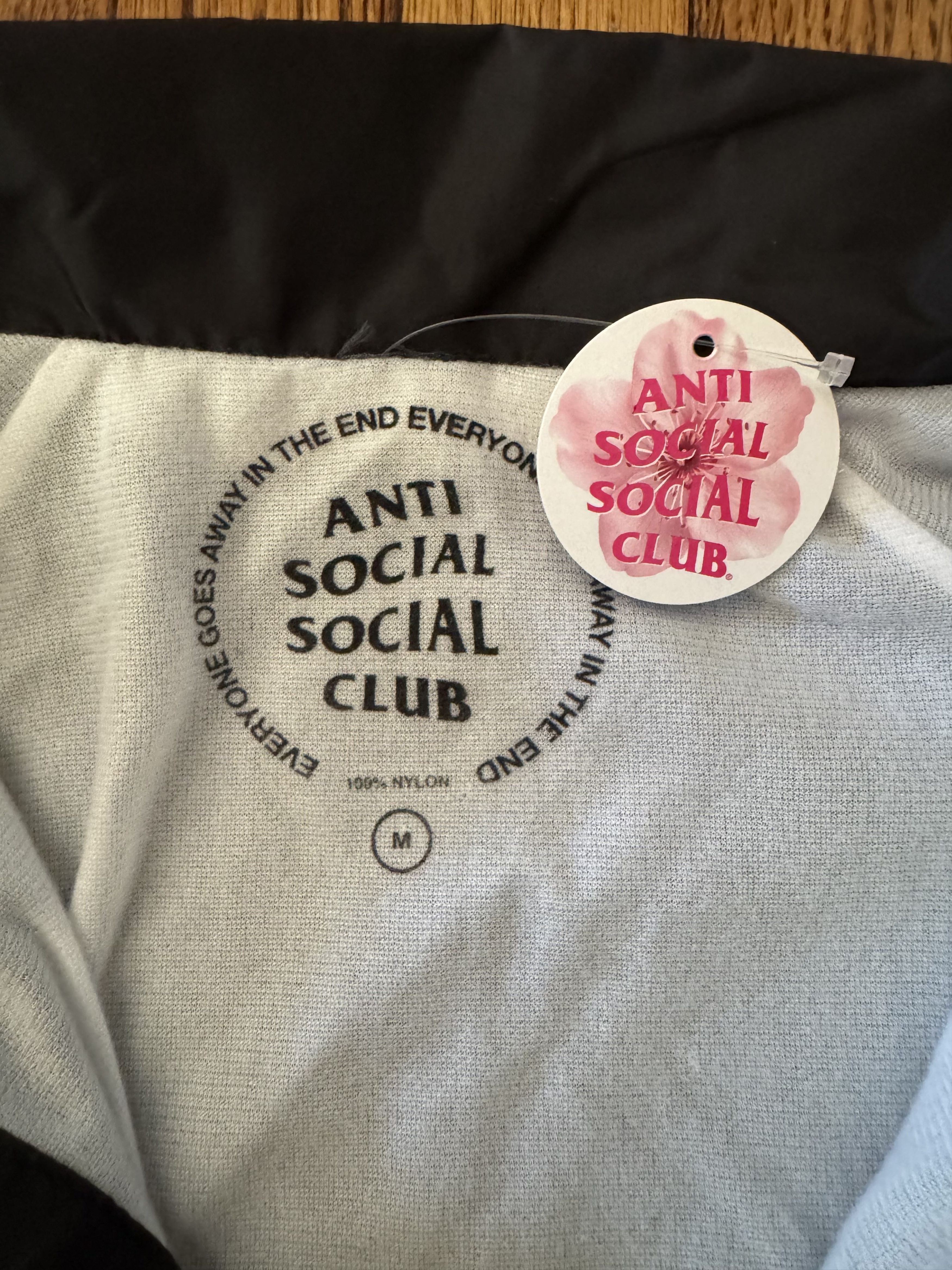 Anti Social Social Club × Fragment Design Coaches Jacket/Windbreaker Yellow Bolt Size US M / EU 48-50 / 2 - 4 Thumbnail