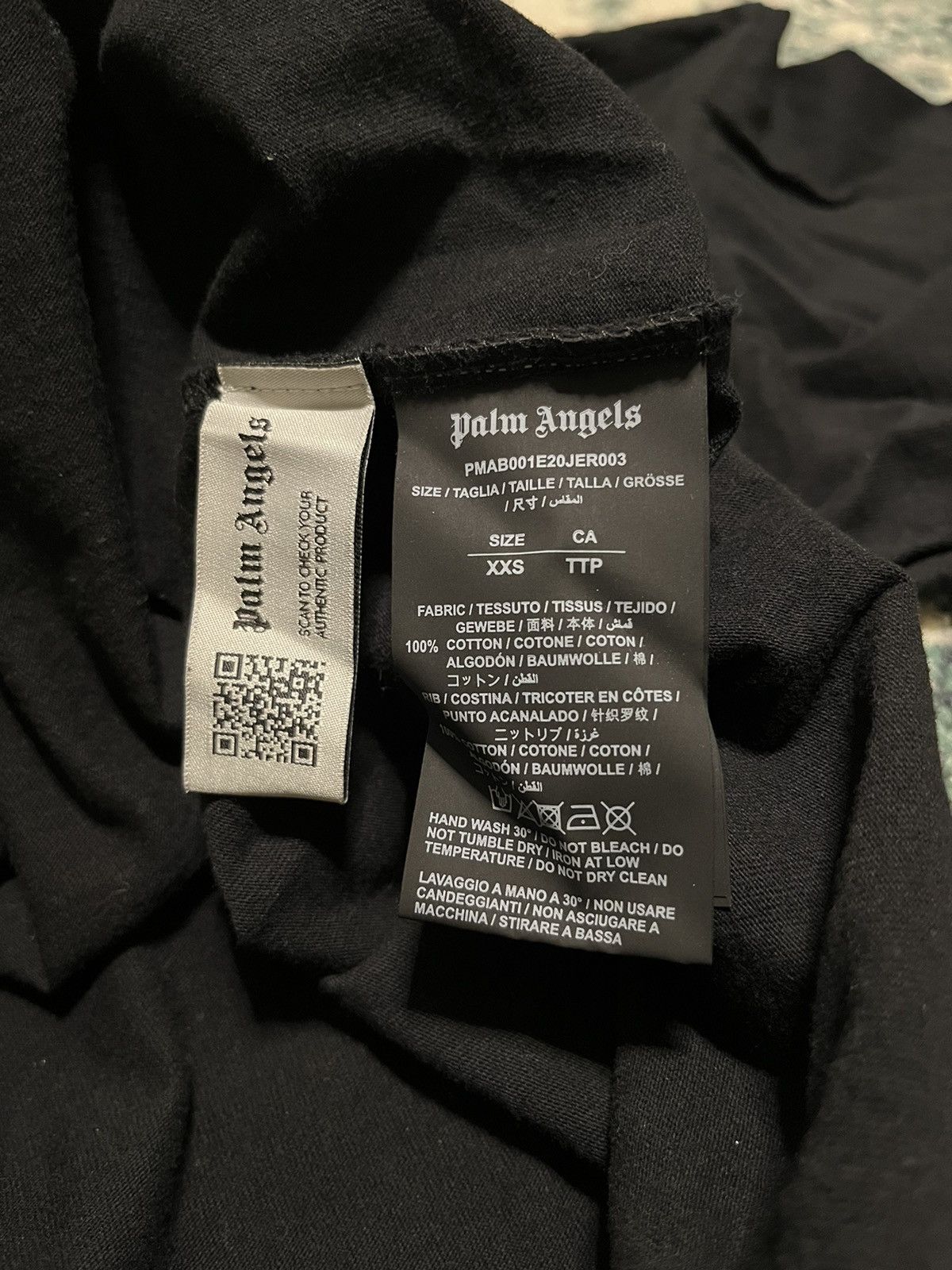Palm Angels Palm Angels Black Glow In The Dark along Sleeve Size XXS / US 00 / IT 34 - 4 Thumbnail