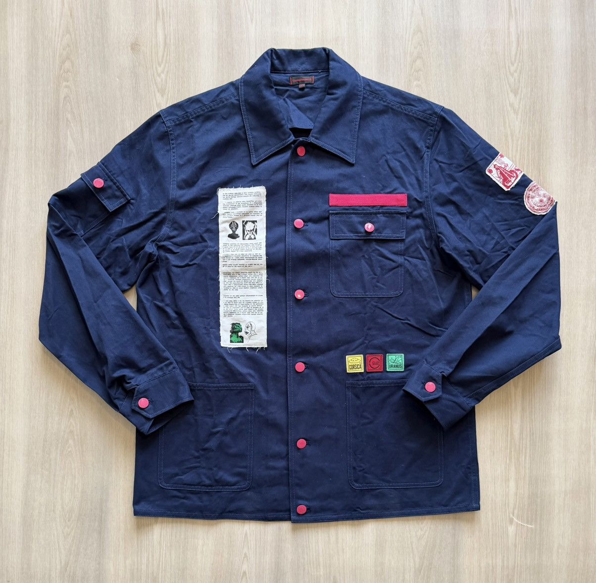CLOT Rare Japan Exclusive Monkey Time X CLOT Applique Chore Sz L Size US L / EU 52-54 / 3 - 1 Thumbnail