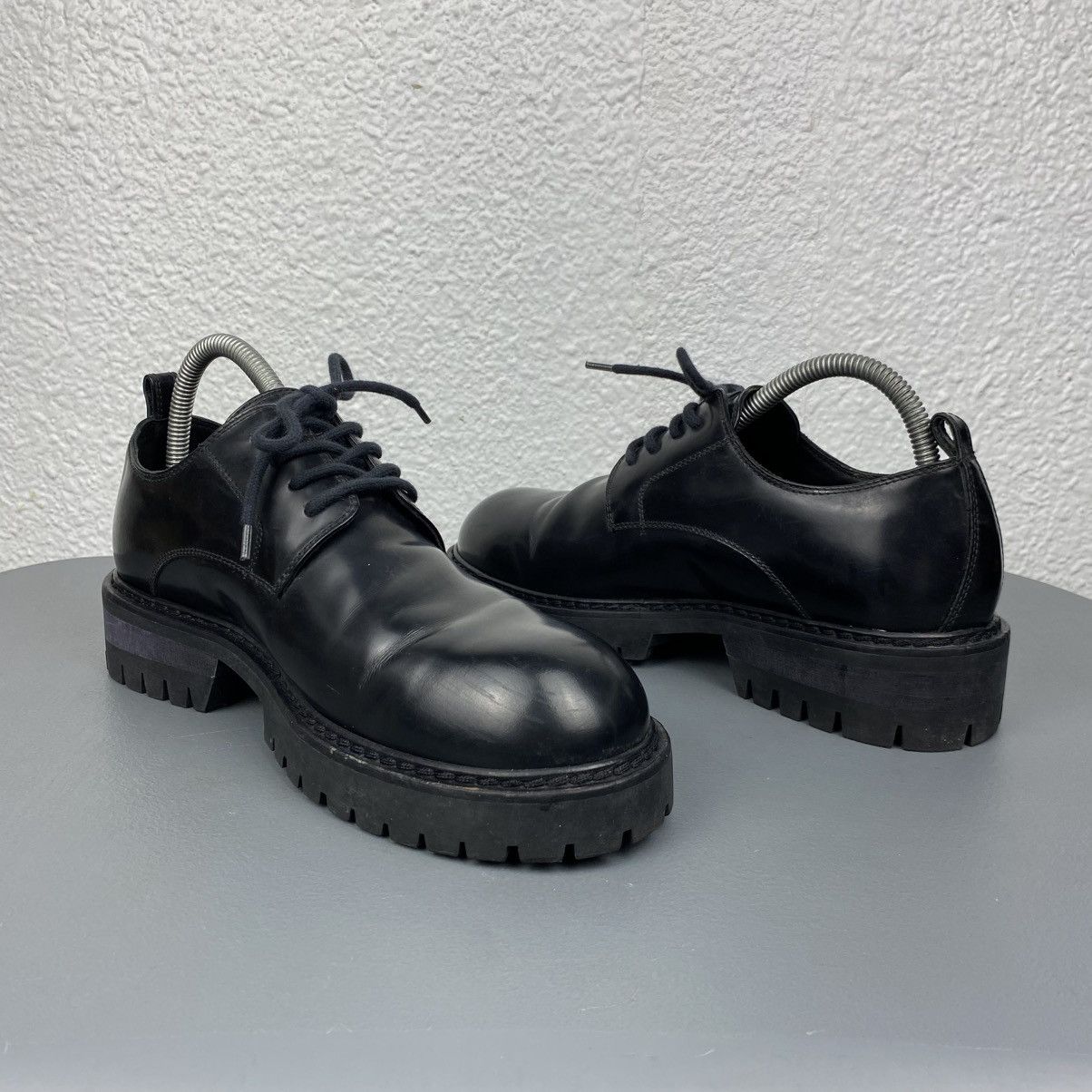 Ann Demeulemeester Black Chunky Sole Derbys Size US 6.5 / EU 39-40 - 4 Thumbnail