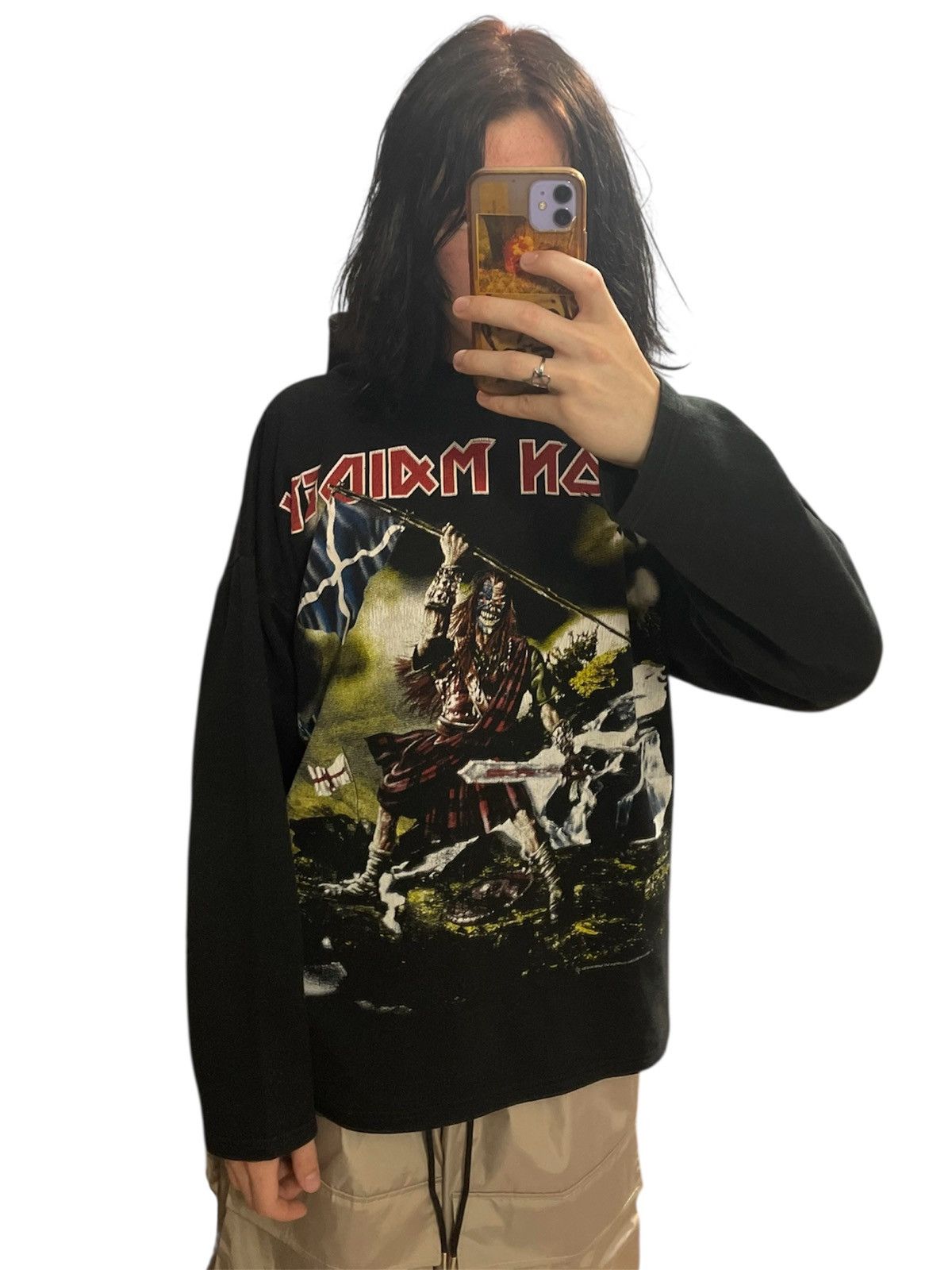 Band Tees vintage iron maiden hoodie 1993 year metal rock Size US L / EU 52-54 / 3 - 4 Thumbnail