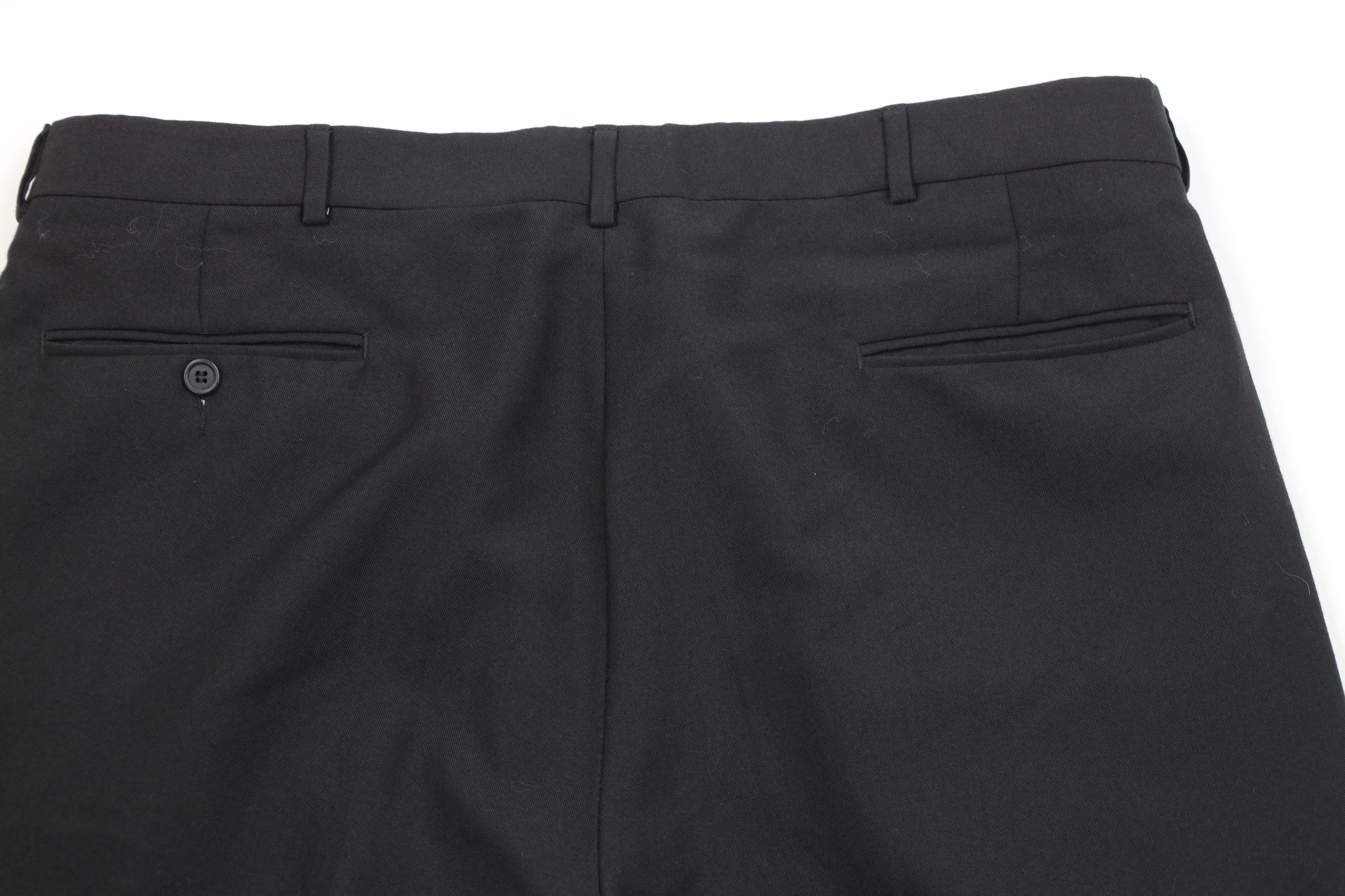 Vintage Vintage 90s Streetwear Knit Wide Leg Chino Pants Black Size US 40 / EU 56 - 11 Thumbnail