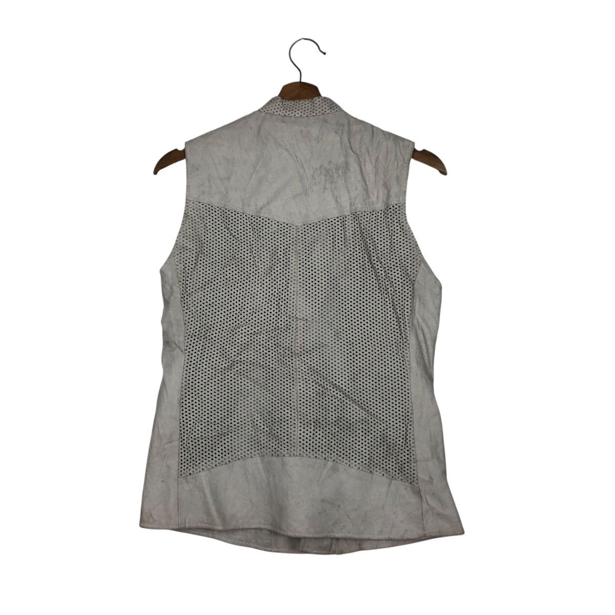 Japanese Brand Utility Vest Jacket Double Collar Leather Tass Issey Miyake Size US M / EU 48-50 / 2 - 9 Thumbnail