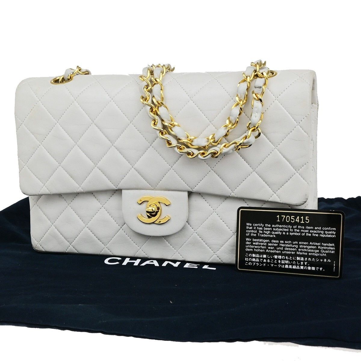 Chanel Chanel Timeless - Classic Double Flap Bag Quilted Caviar Size ONE SIZE - 1 Thumbnail
