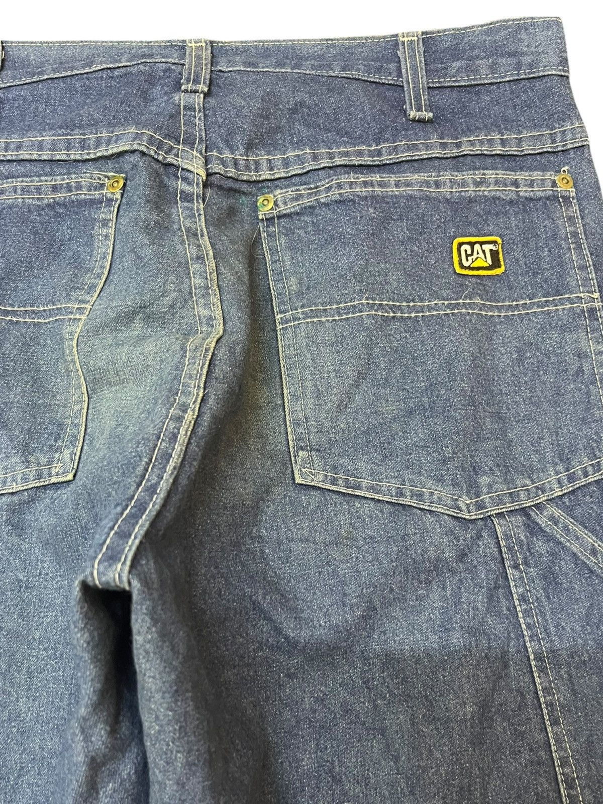 Caterpillar Vintage CAT Baggy Wide Leg Carpenter Denim Size US 31 - 8 Thumbnail