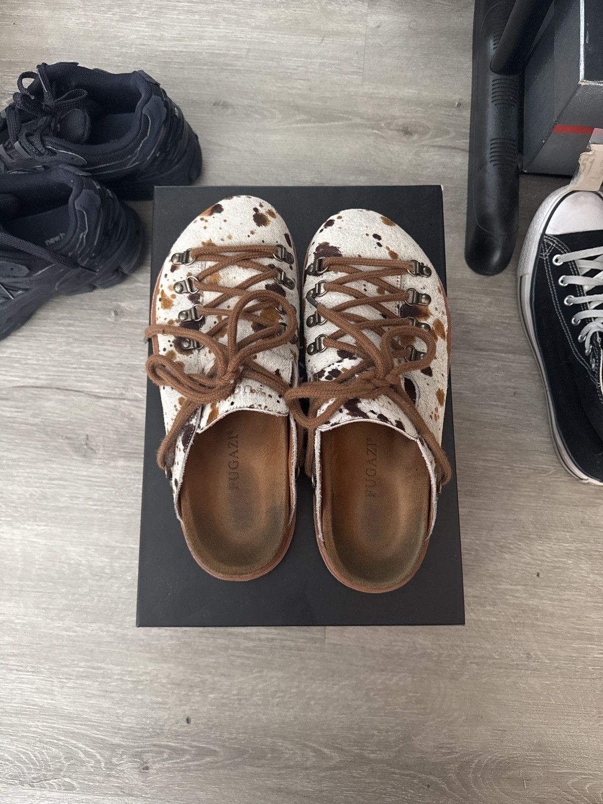 Fugazi Fugazi Tibet Pony Hair Leather Hiking Mules Size US 10 / EU 43 - 12 Thumbnail