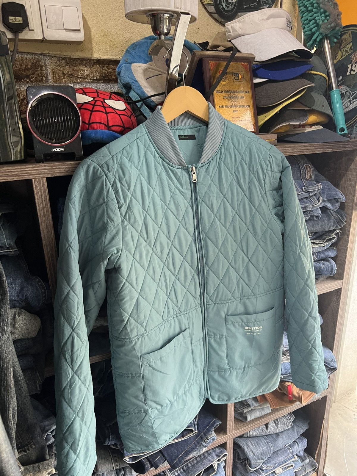United Colors Of Benetton 🔥Stile Benetton United Colors of Benetton Quilted Jacket Size S / US 4 / IT 40 - 10 Thumbnail