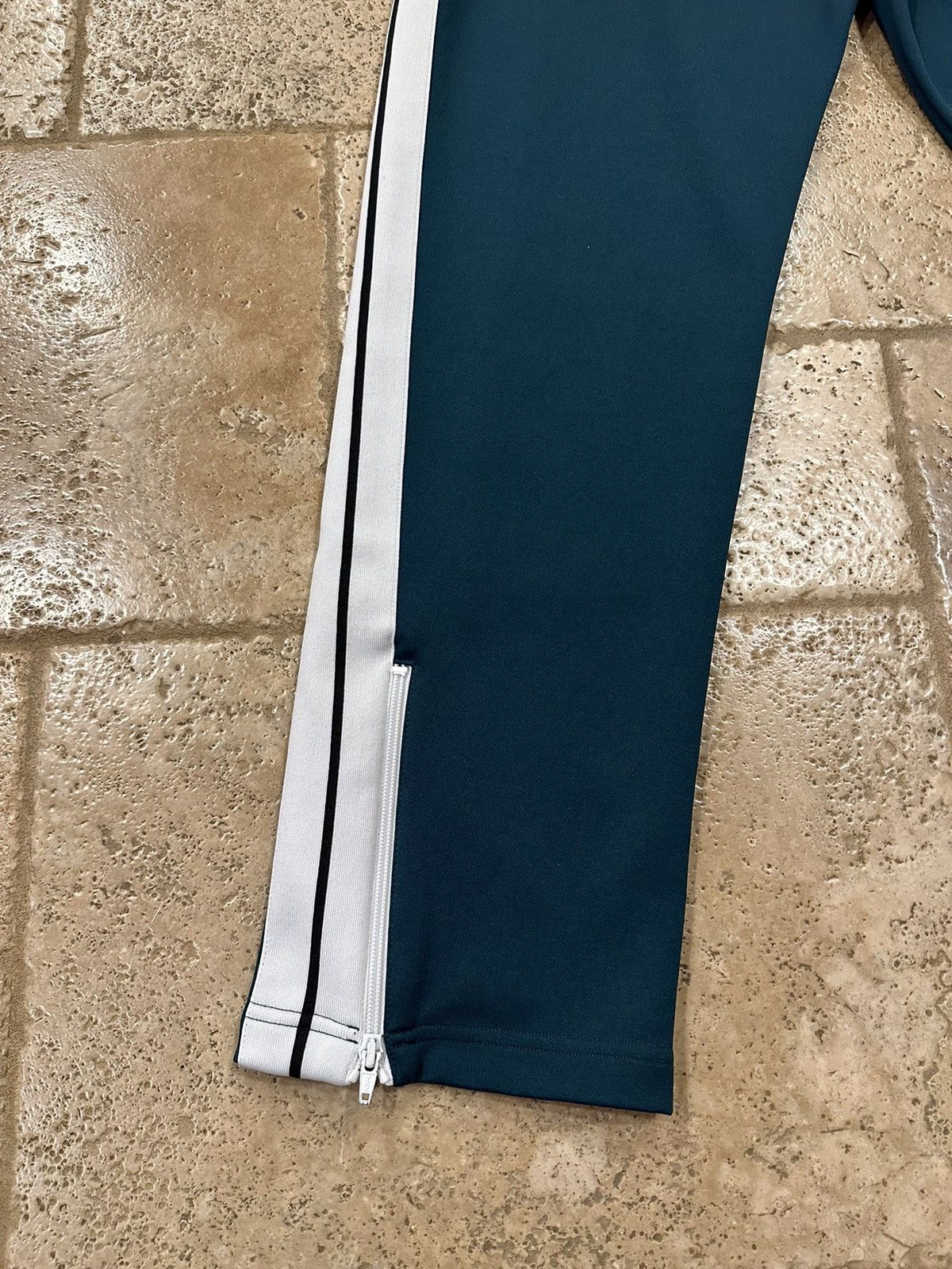 Palm Angels Palm Angels Forest Green Striped Track Pants Size US 34 / EU 50 - 7 Thumbnail