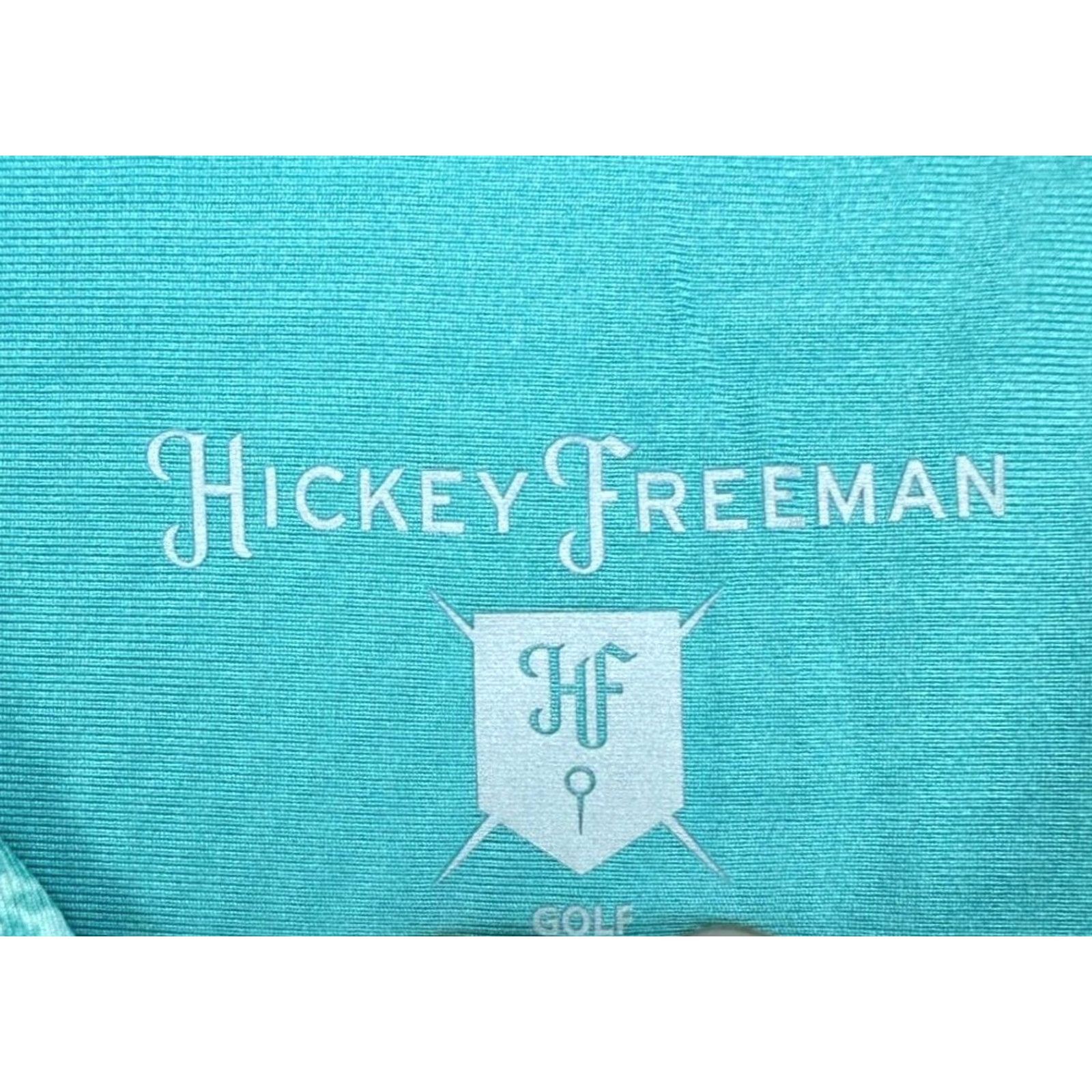 Vintage Hickey Freeman Golf Polo Short Sleeve Shirt Mens 2XL Mint Green Floral Stretch Athletic Casual Outdoor Golfing Rugby Polo Shoes Not Included Size US XXL / EU 58 / 5 - 4 Thumbnail