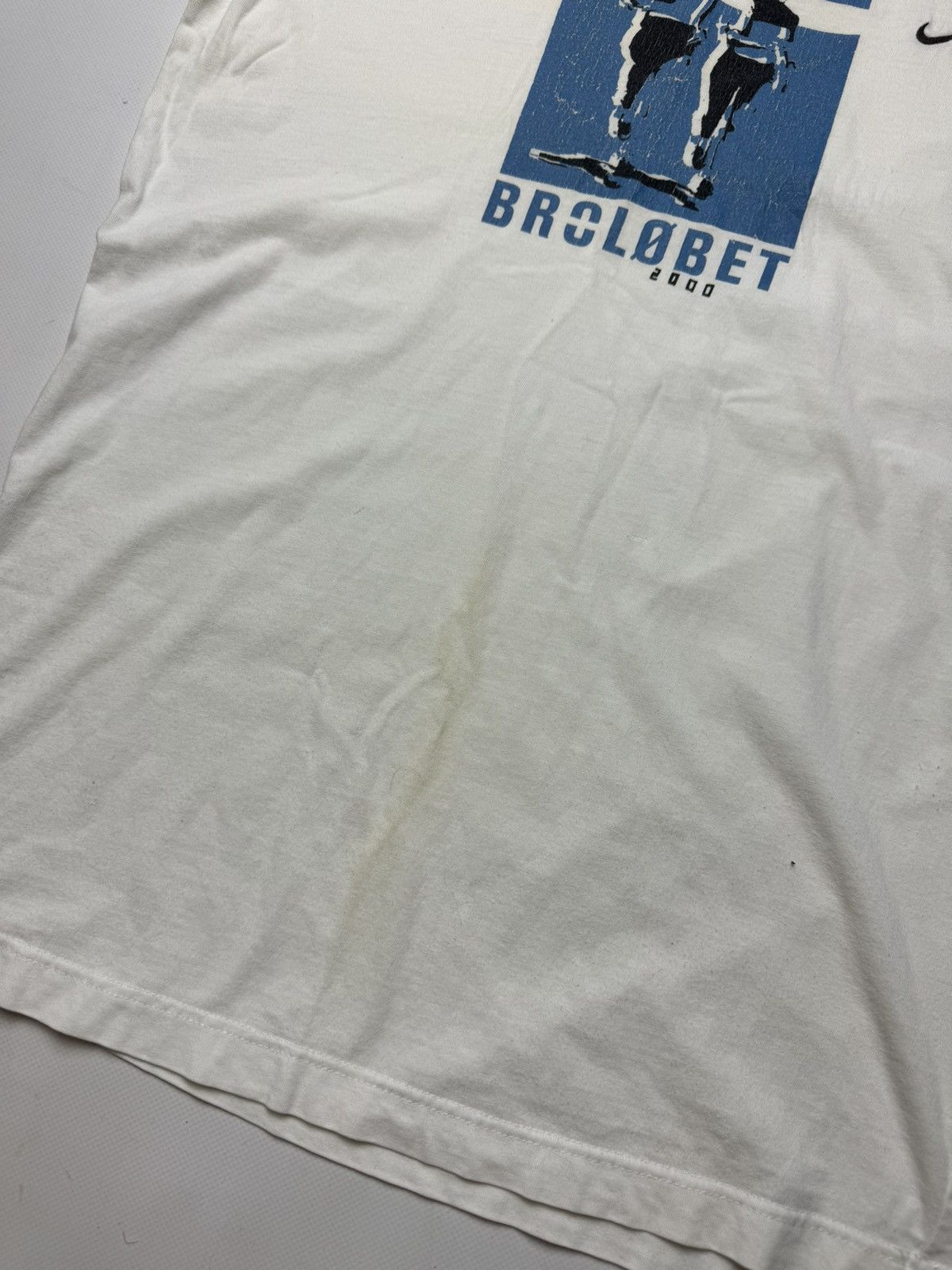 Nike × Vintage Rare vintage Nike broløbet 2000 T-shirt y2k Size US L / EU 52-54 / 3 - 2 Thumbnail