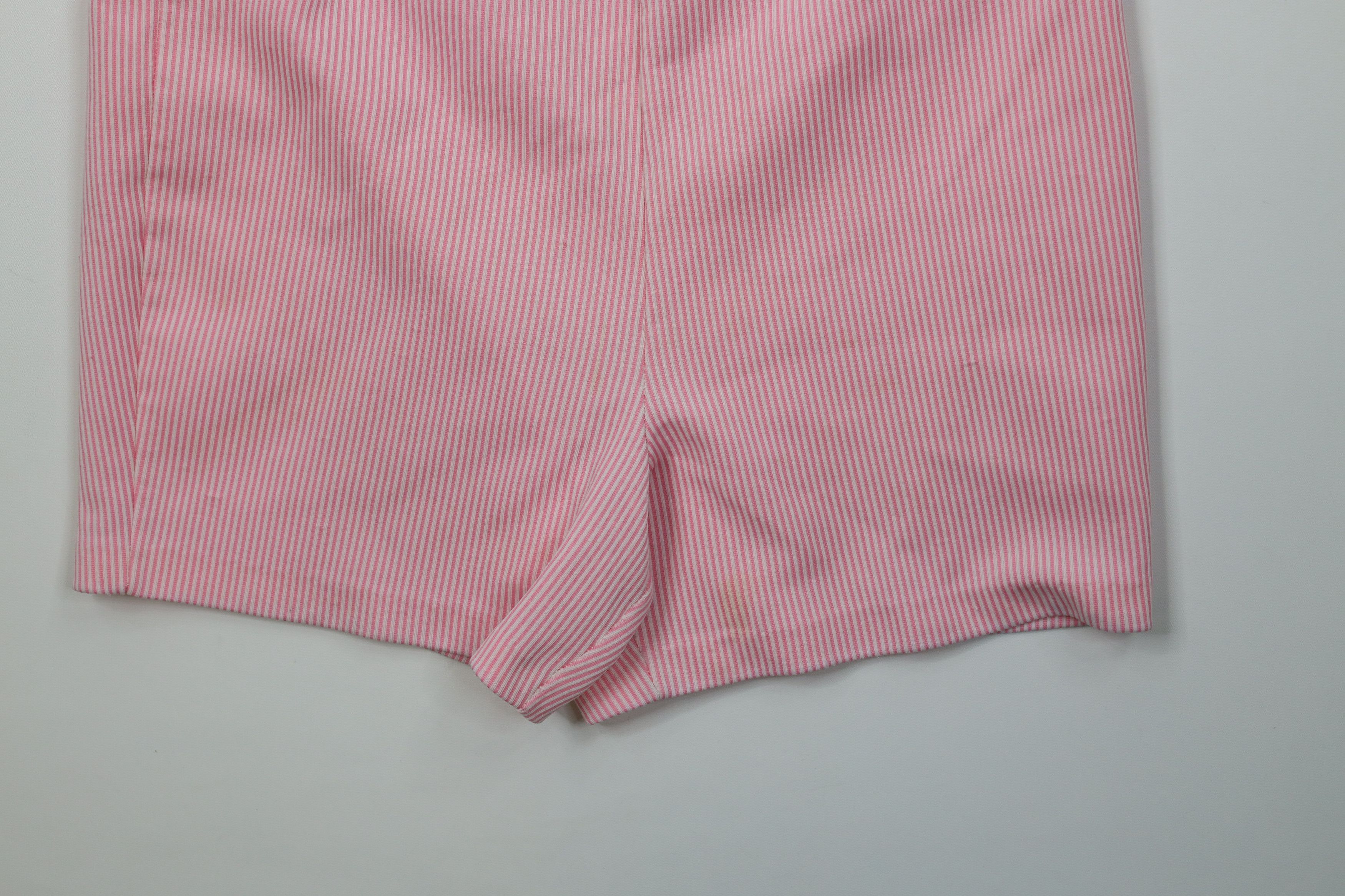 Vintage Vinage 60s 70s Streetwear Knit Above Knee Shorts Pink USA Size US 34 / EU 50 - 4 Thumbnail